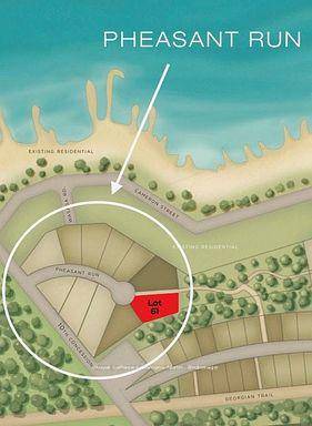 What will you create on a premiere building lot in Pheasant Run !