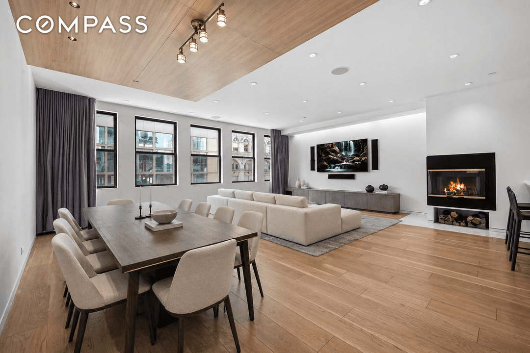 Welcome to this exceptional level of downtown living at 133 West 14th Street, Residence 6, where privacy, scale, and design come together in a truly refined full floor home.