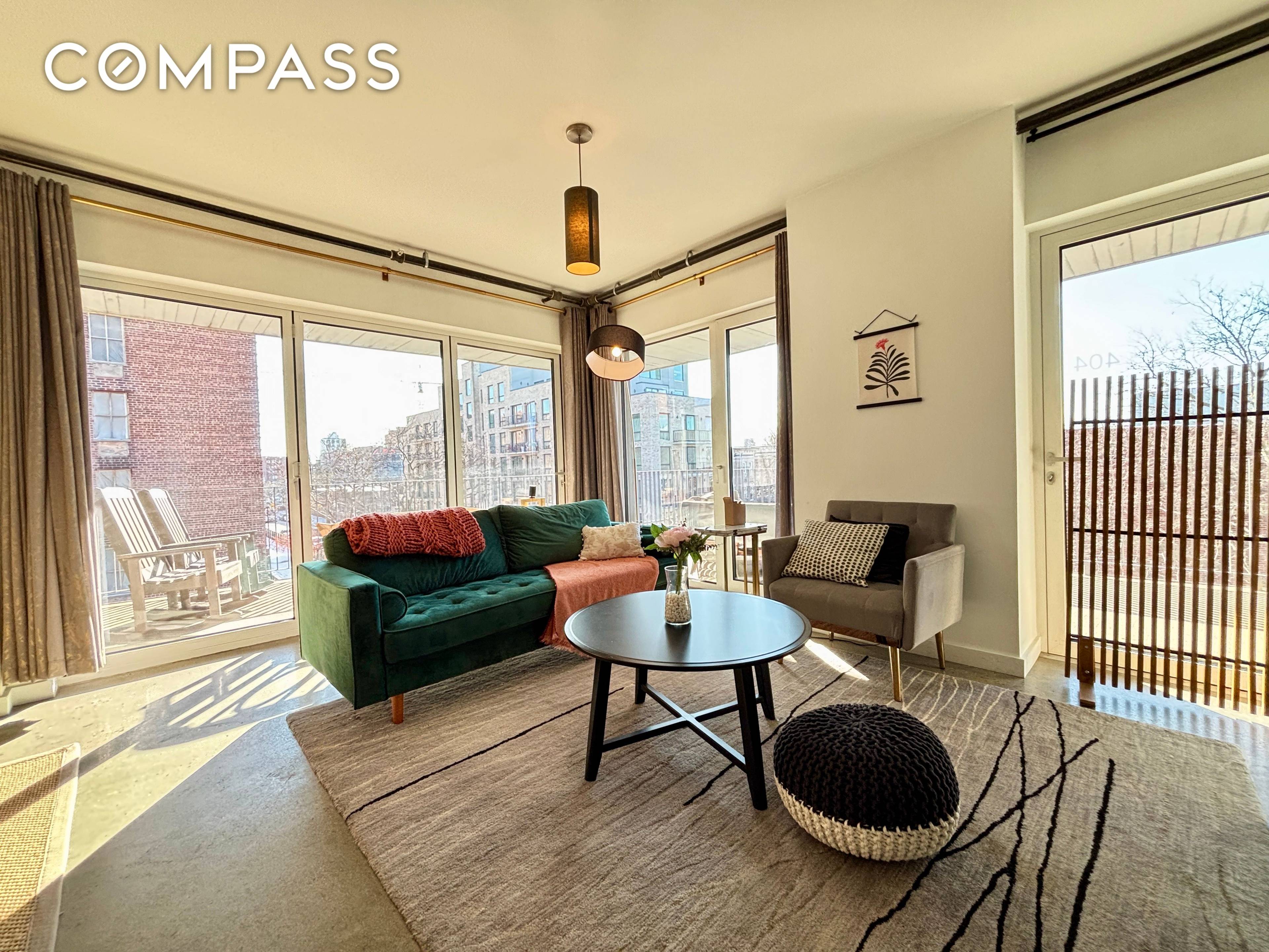 This exquisite corner unit 2BR 1BA FURNISHED home offers a luxurious living experience with a private keyed elevator, providing direct access to your floor.