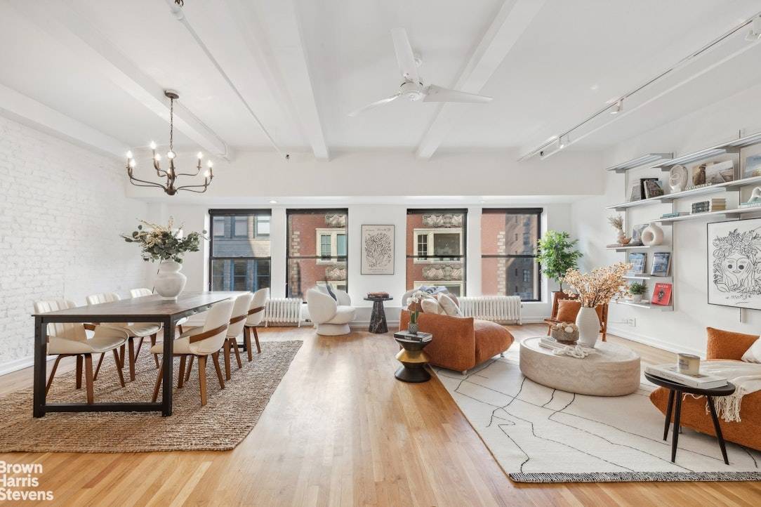 Welcome to 12 W 18th St 9W, a beautifully renovated 1, 750 square foot home offering luxury and comfort in one of Manhattan's most desirable neighborhoods.