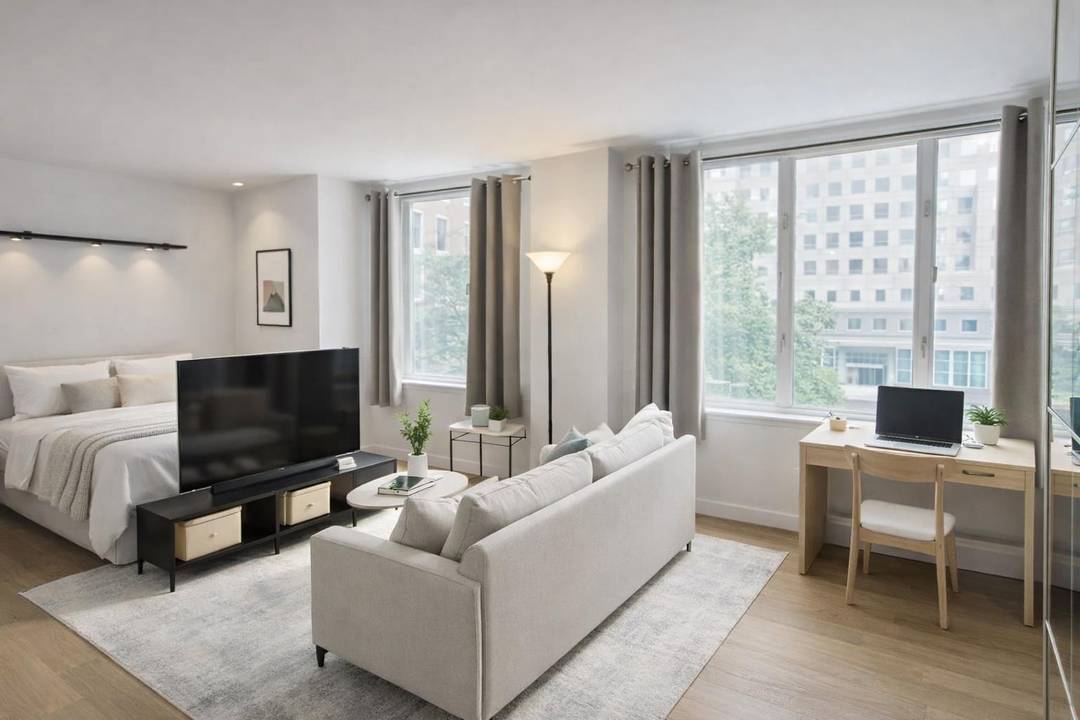 Alove studio, facing North World Trade Center amp ; Skyline view.