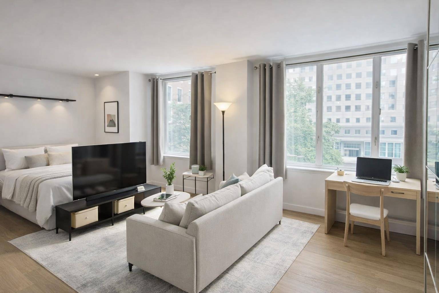 Alove studio, facing North World Trade Center amp ; Skyline view.