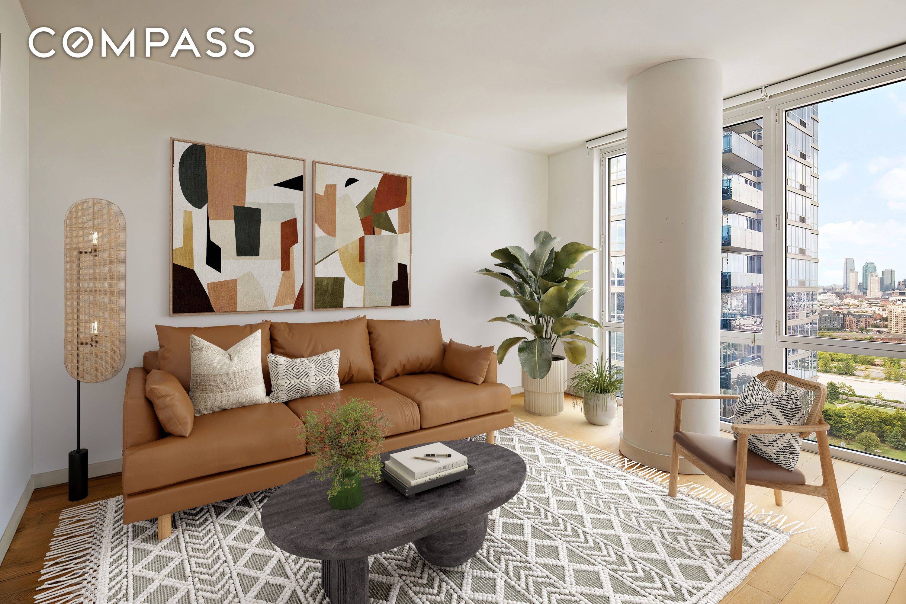 More photos to come... Residence 24F is an oversized studio with floor to ceiling windows that flood the home with natural light and frame expansive sky, park, and water views.