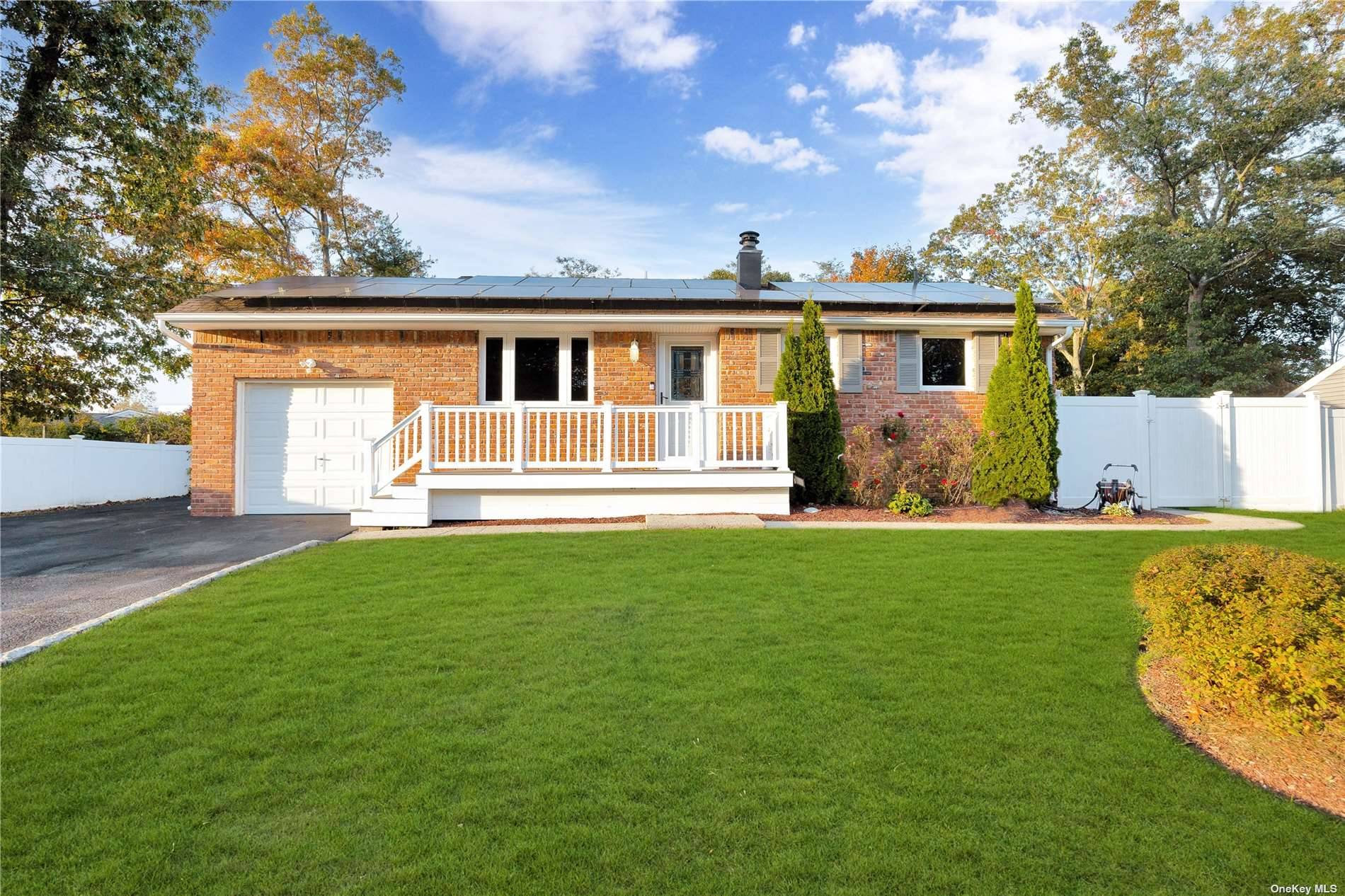 Welcome to this Beautiful, cozy, totally redone home with fireplace and owned Solar panels !