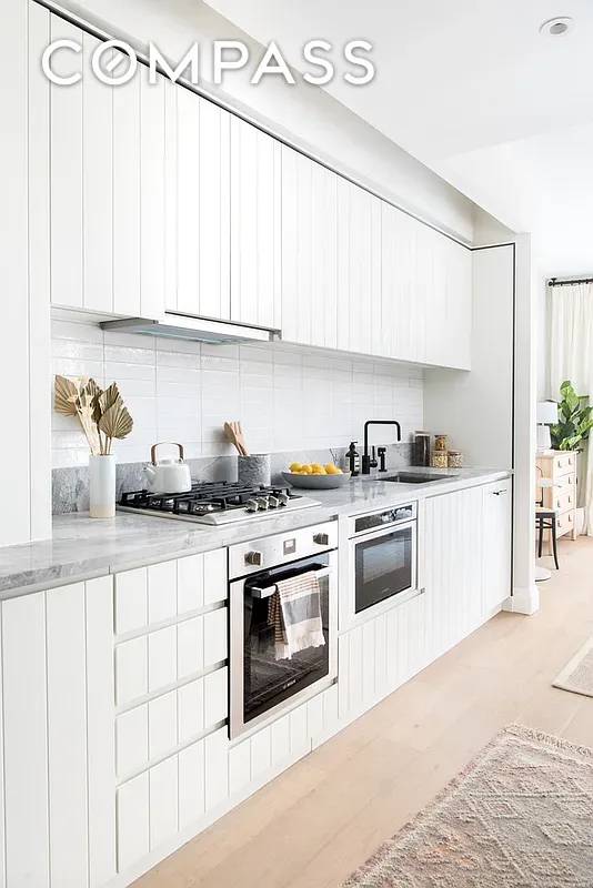 Serene Studio with Exceptional Storage and Courtyard Views at Arbor Eighteen Welcome to this beautifully designed, sun filled studio at 181 18th Street, a full service condominium that blends modern ...