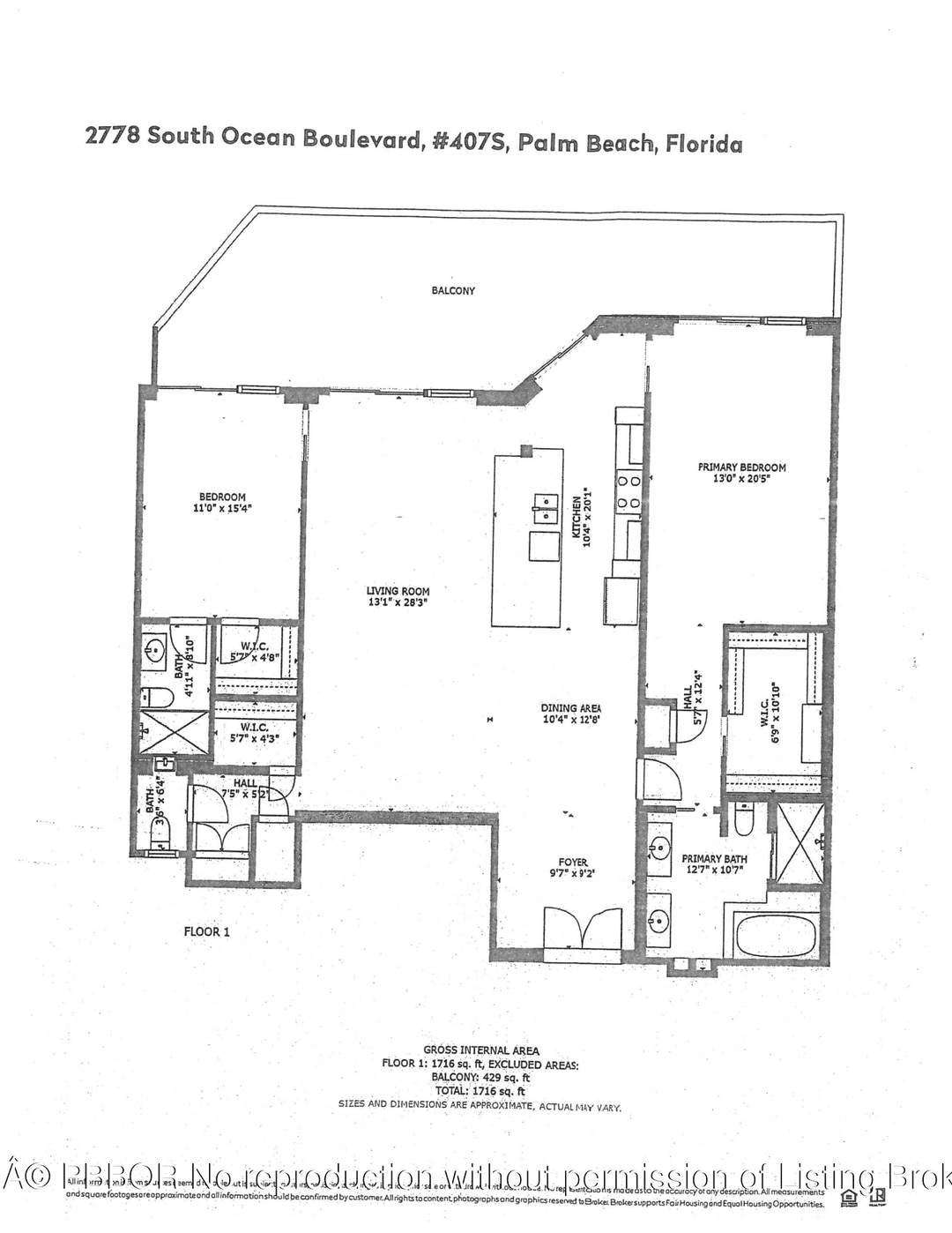 Step into refined coastal elegance with this impeccably renovated two bedroom, two and a half bath residence located in one of Palm Beach's most coveted full amenity buildings.