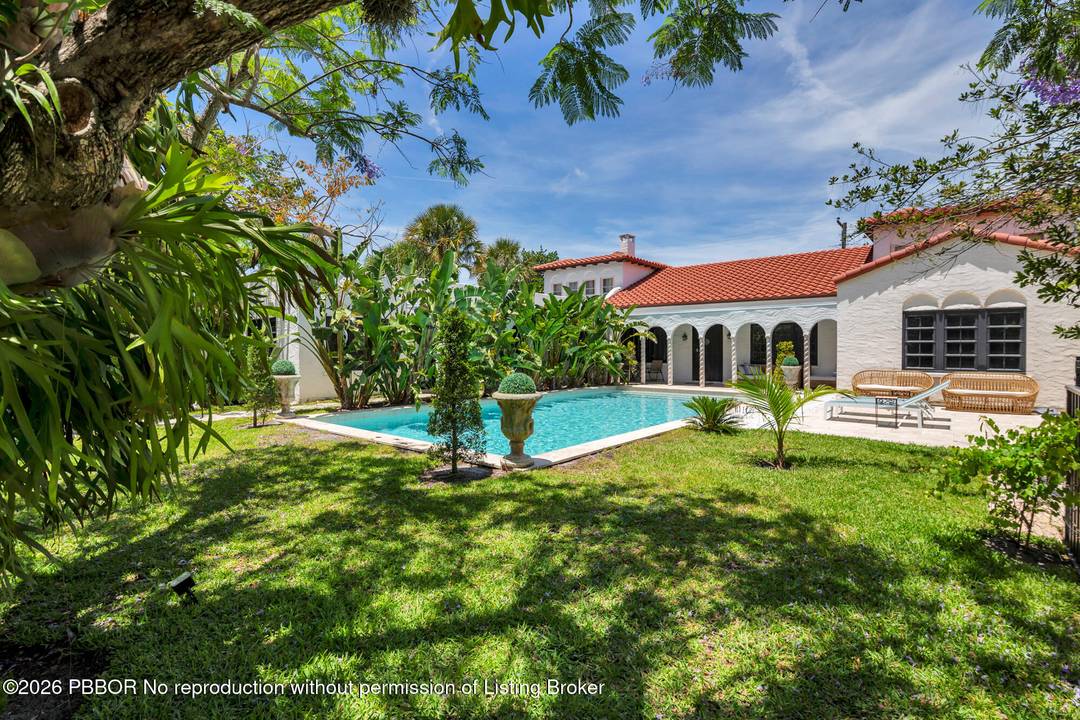 Located on a sprawling over 12, 600 square foot lot, stunning Mediterranean style estate designed by renowned architect William Eckler featuring 7 bedrooms and 5 bathrooms.