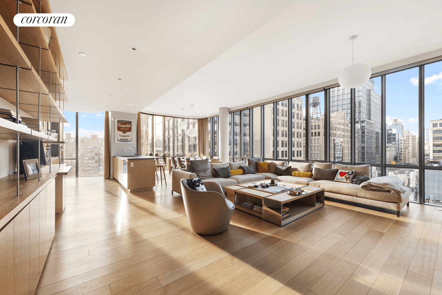 Luxury residence in Pritzker Prize winning Renzo Piano's 565 Broome SoHo.