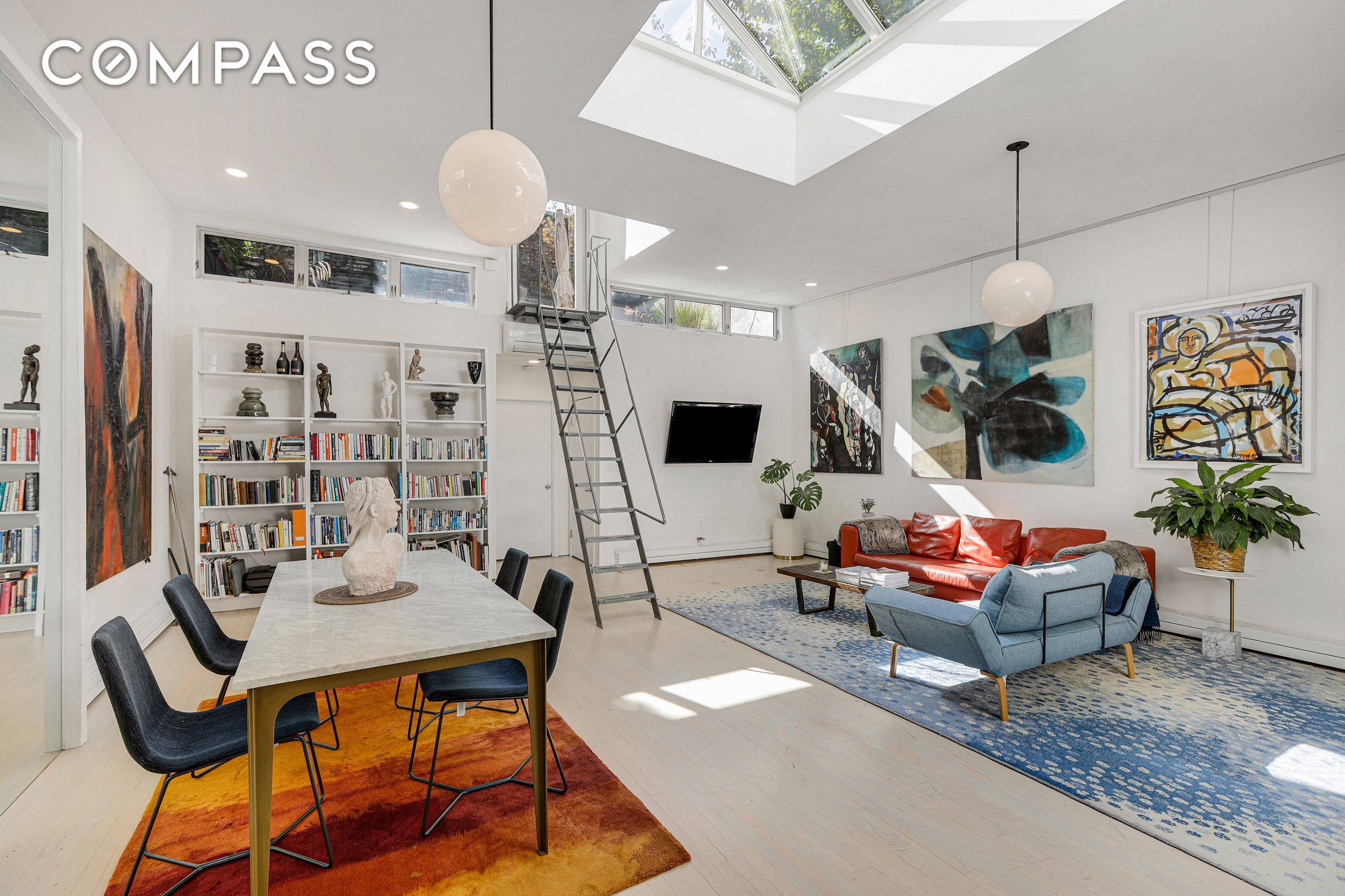 One of a kind ! Sprawling and bright 1, 413 square foot two bedroom one bath loft home in the heart of Brooklyn vibrancy !