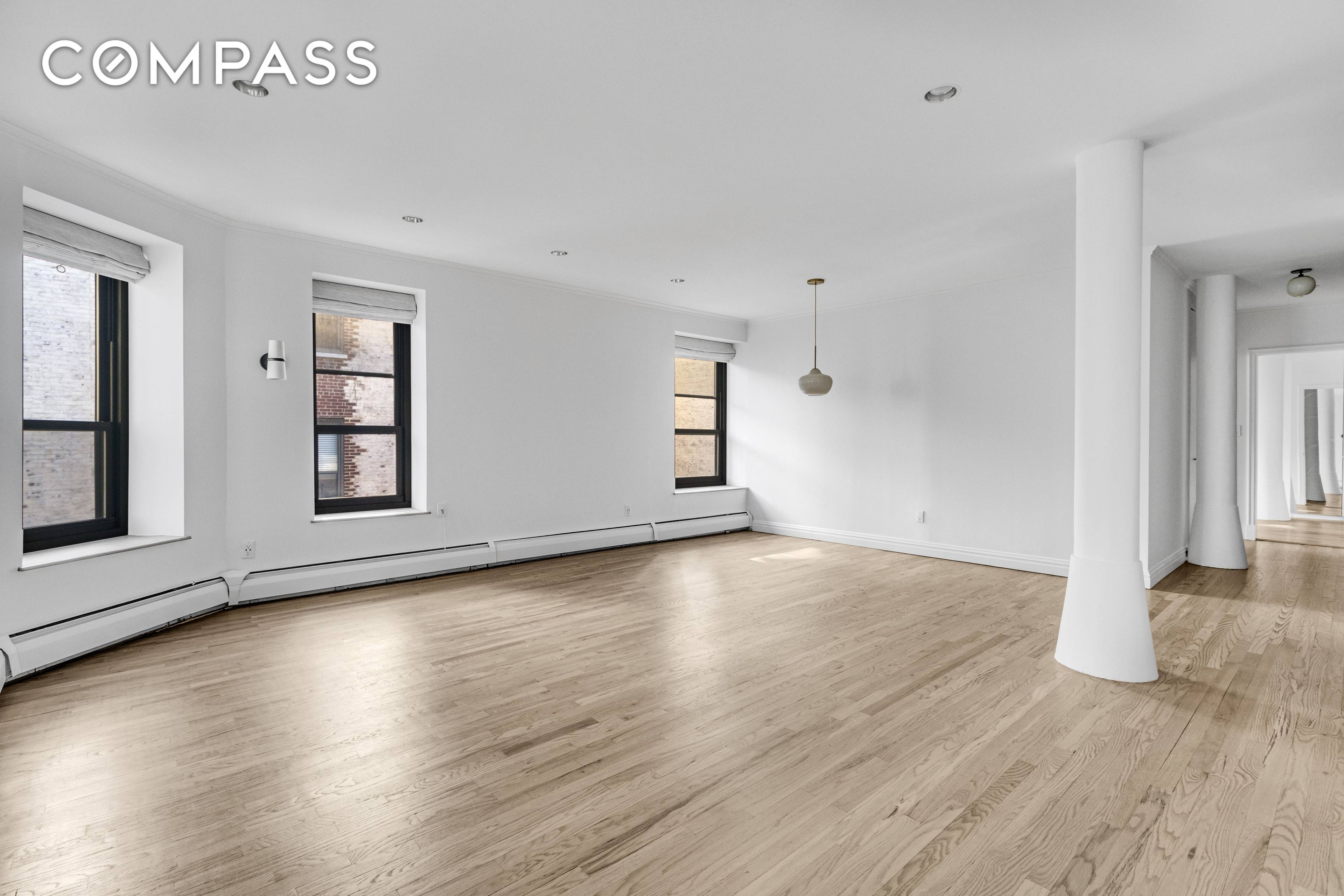 UPGRADED CORNER PRE WAR w FLEX BONUS 3rd BEDROOM amp ; BRAND NEW KITCHEN LOFTY amp ; BRIGHT LIVING DINING KITCHEN SIZABLE BEDROOMS IN COVETED LINE PRIZED DOORMAN BUILDING BY ...