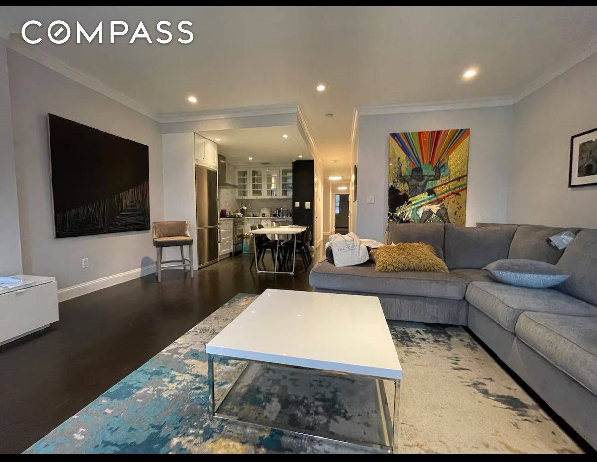 This 2 Bedroom 2 bath, furnished rental features hardwood floors, central heat, a modern open kitchen with stainless steel appliances including dishwasher, the unit faces east and west with high ...