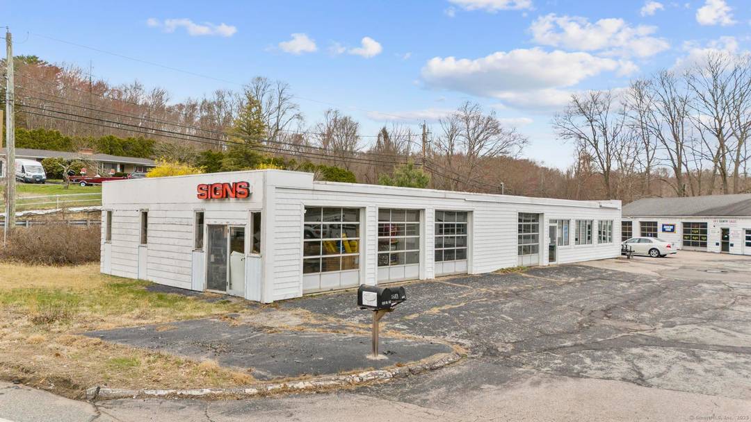 Great opportunity to own a flexible commercial property right at the busy corner of Route 163 and Route 82 in Montville.