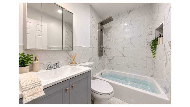 Stunning Renovated 3 Bedroom, 2 Bathroom Brownstone Apartment with Private Garden !