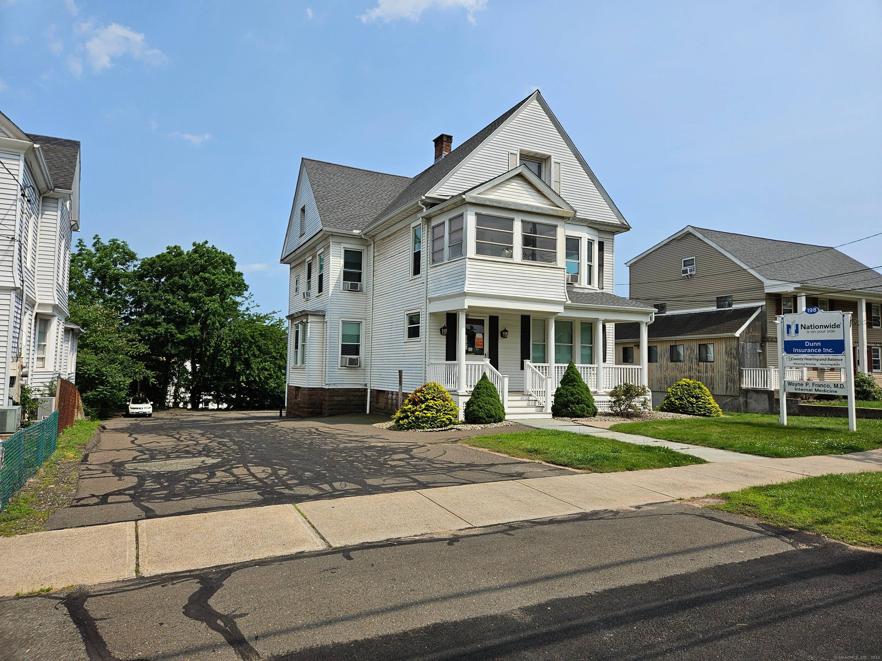 Continued office, retail, mixed use or multifamily conversion possible The charming income producing home to office conversion with a 3 car garage located at 198 South Main St in Middletown ...