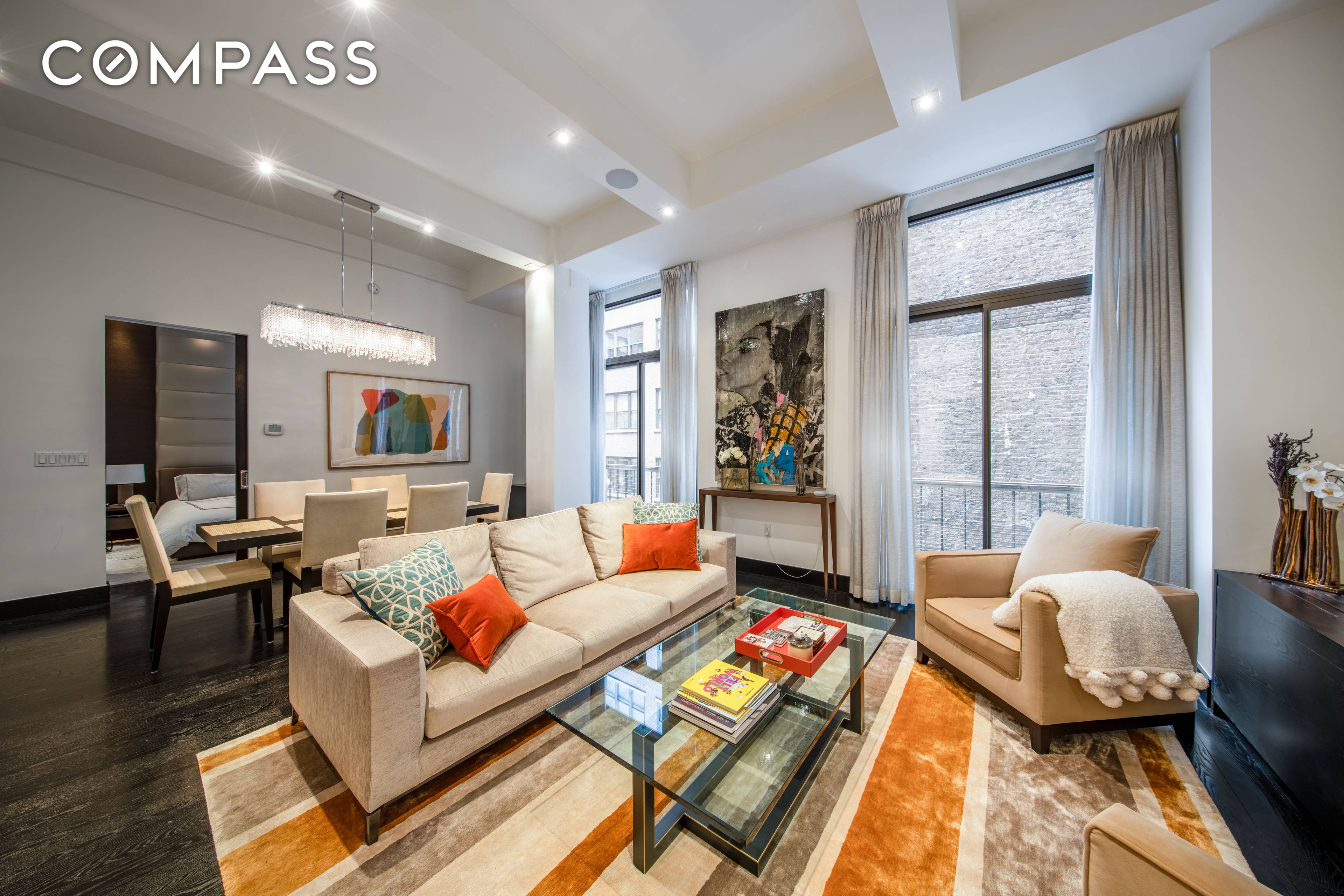 This exquisite home is the epitome of luxury downtown living at 254 Park Avenue South, boasting an open and airy layout, incredibly high 13 foot ceilings and floor to ceiling ...