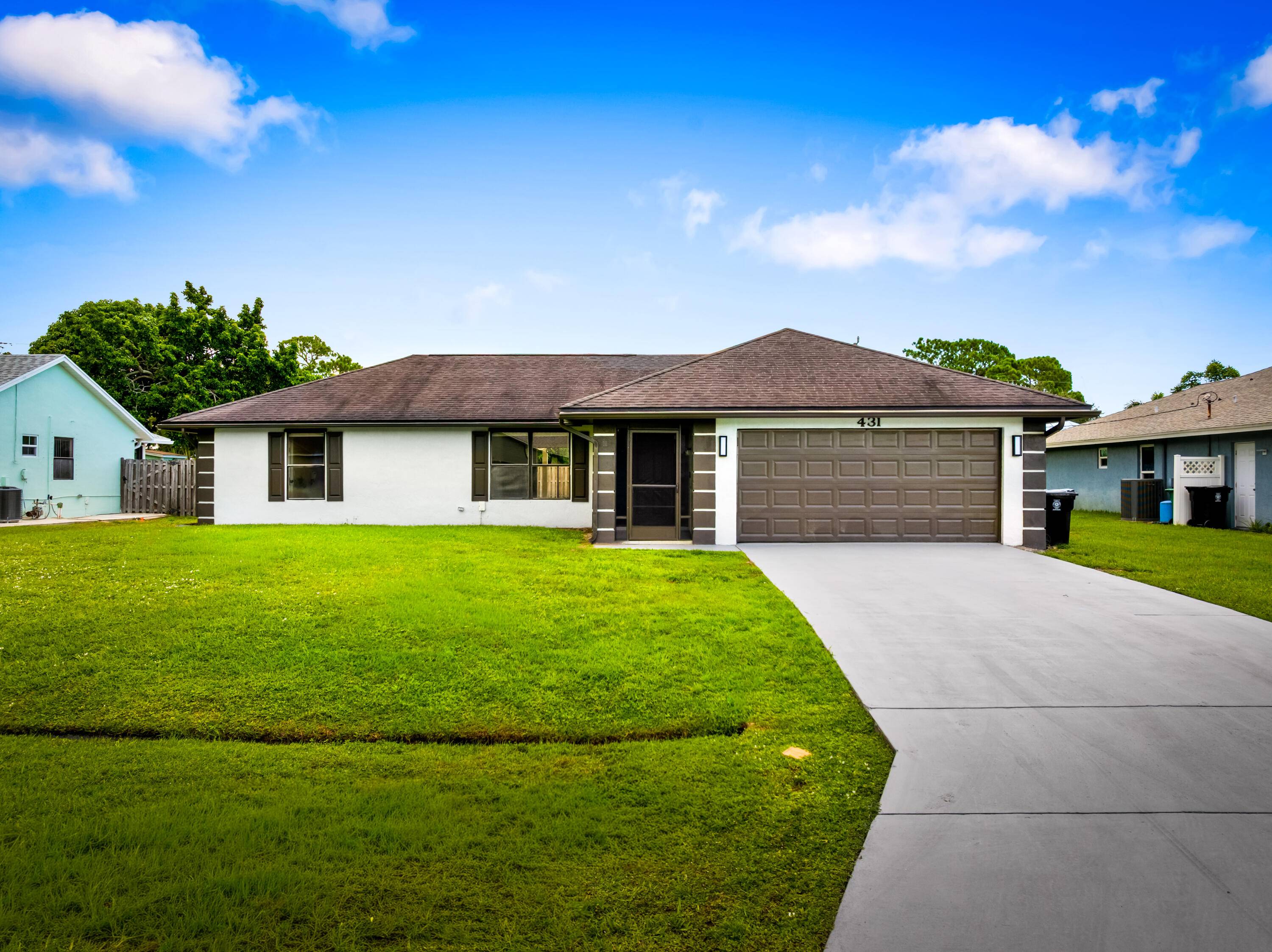 Stunningly remodeled 3BR 2BA 2 car garage pool home in Port St.
