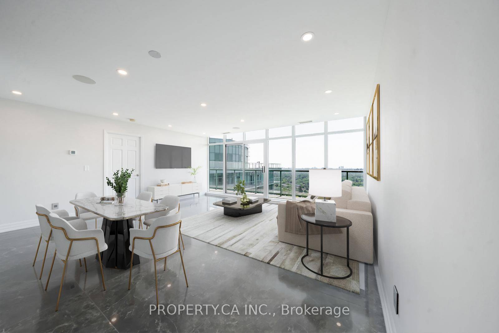 Welcome to this fully renovated, show stopping corner penthouse, a true masterpiece floating above the city.