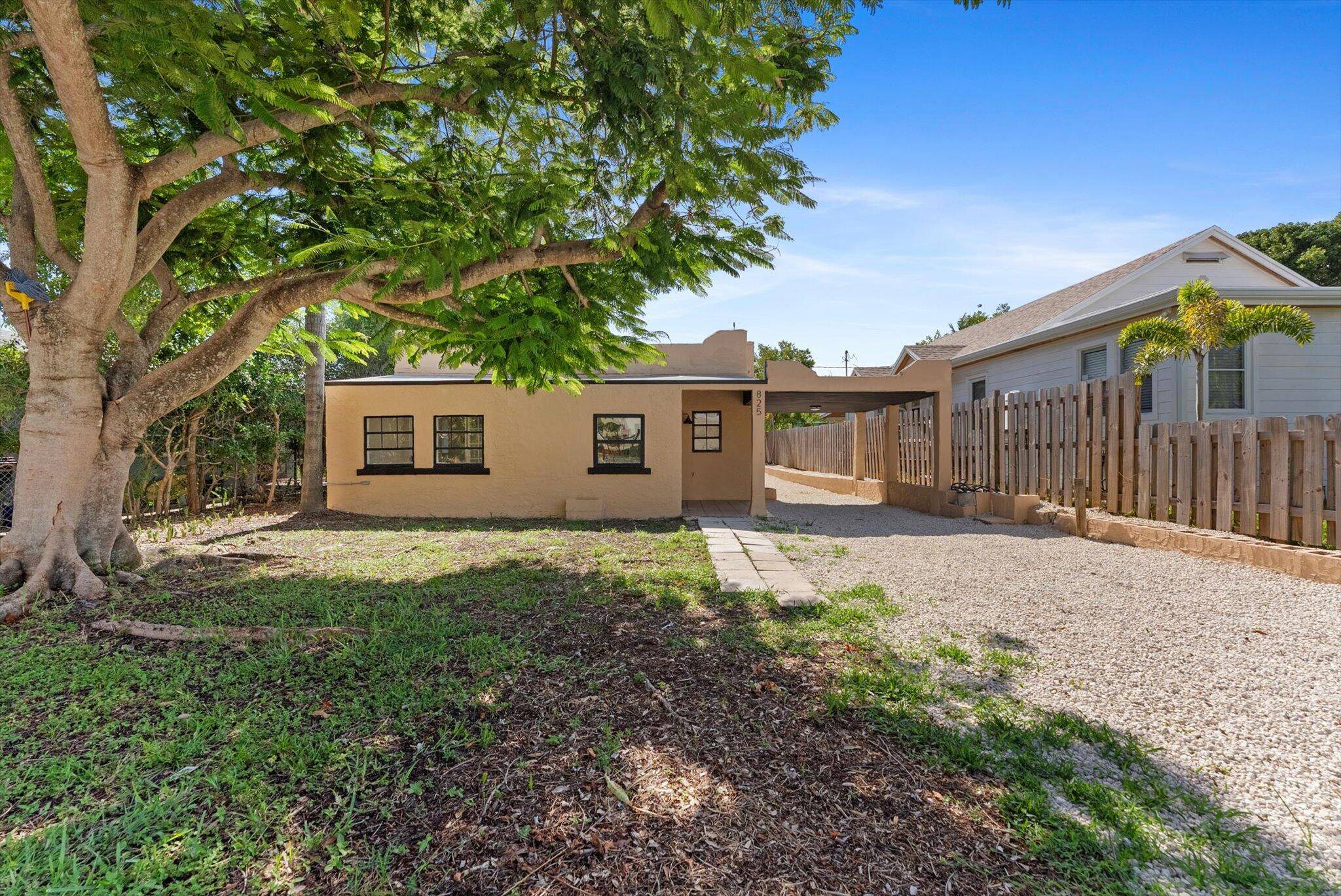 This beautifully renovated Spanish style home in Lake Worth Beach features three bedrooms and one bathroom.