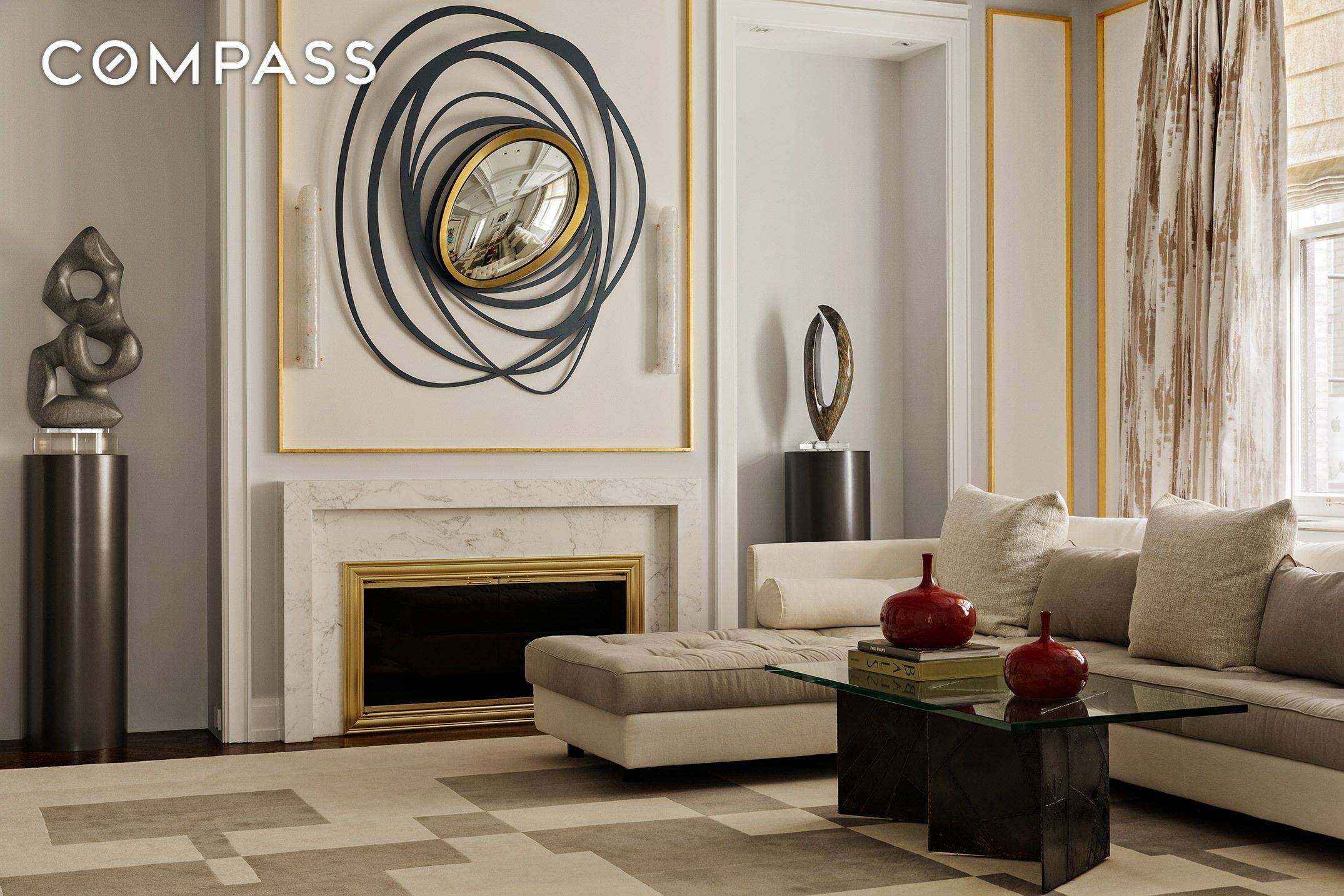Welcome to this impeccably renovated residence at the prestigious 907 Fifth Avenue a stunning two bedroom with a home office in one of the city s most coveted co ops.