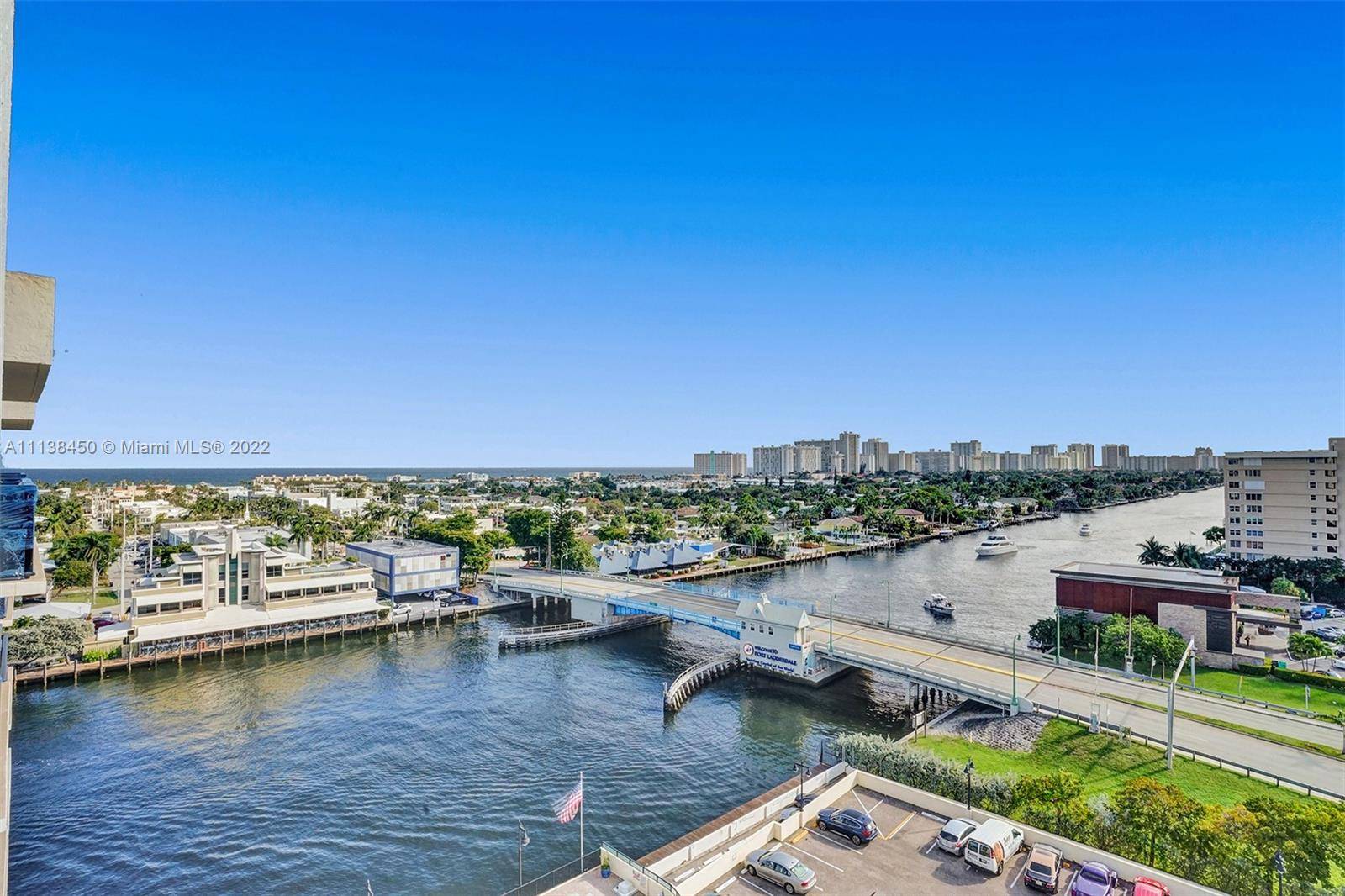 Rarely available pent house corner unit in one of the most desirable condo buildings in Fort Lauderdale.