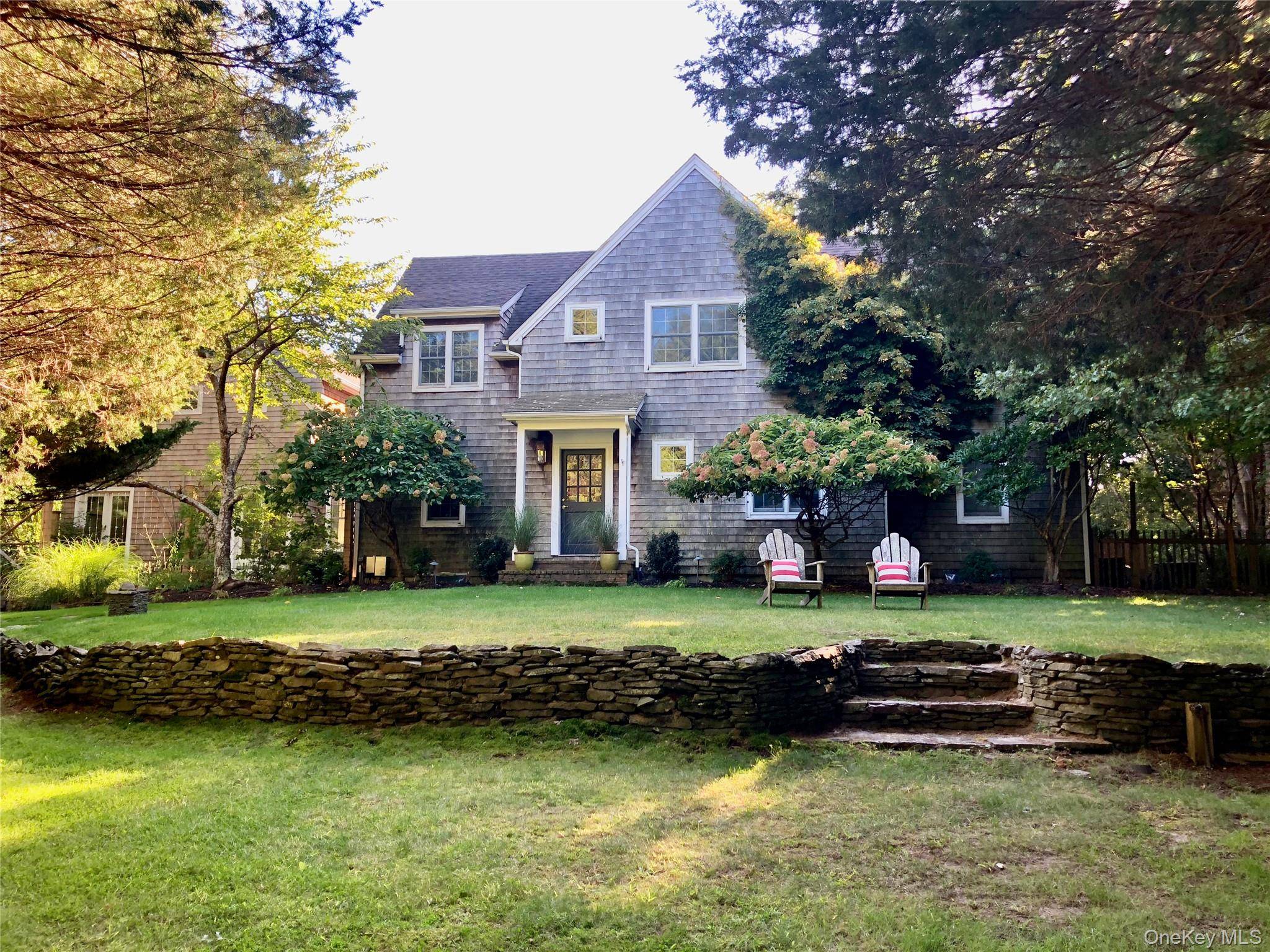 Located in the Springs area of East Hampton, this traditional home offers a rare combination of space, privacy, and a tranquil setting.