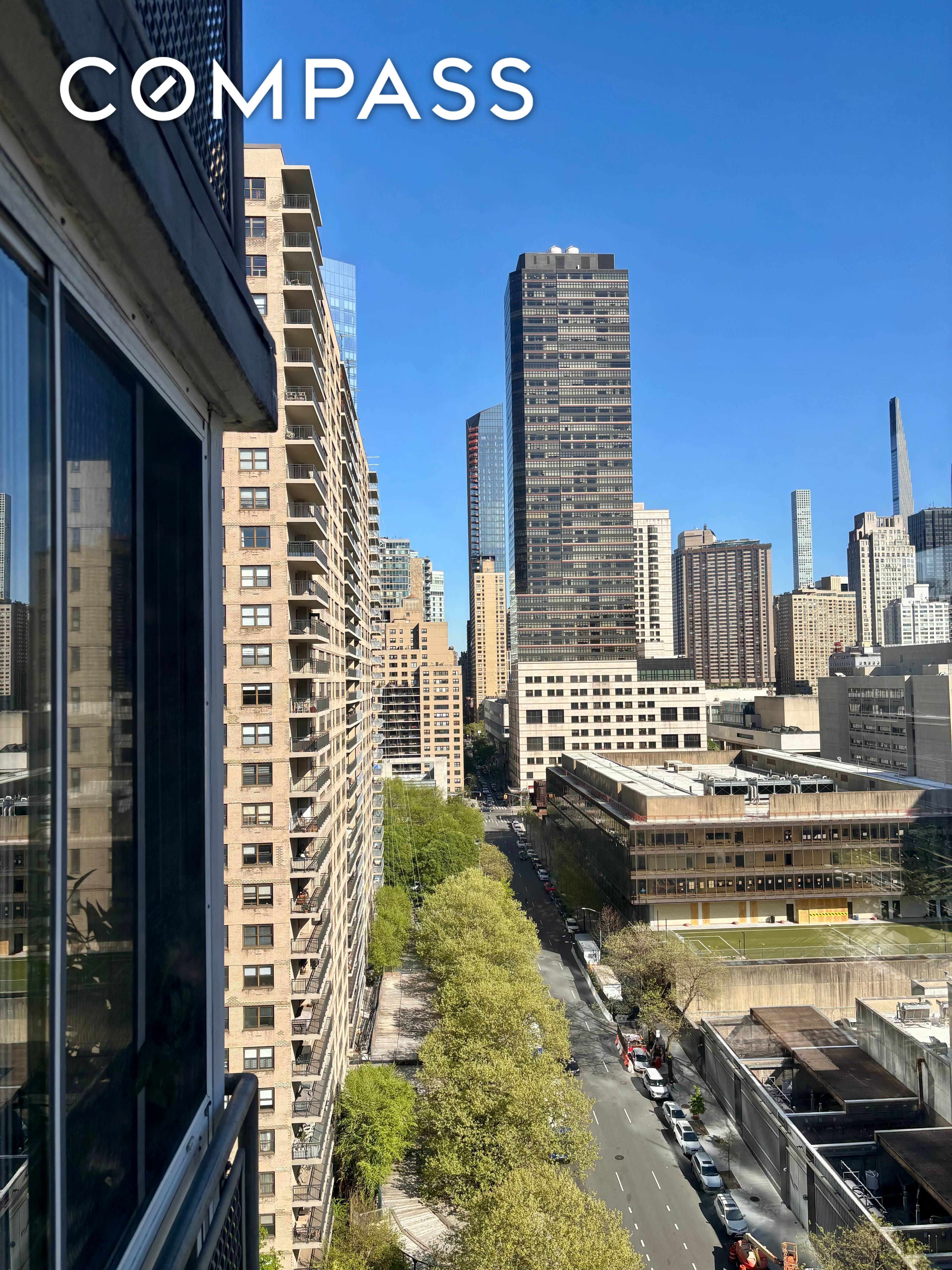 Discover an extraordinary opportunity with this rarely available 18th floor corner residence, now offered for sale at 303 West 66th Street.