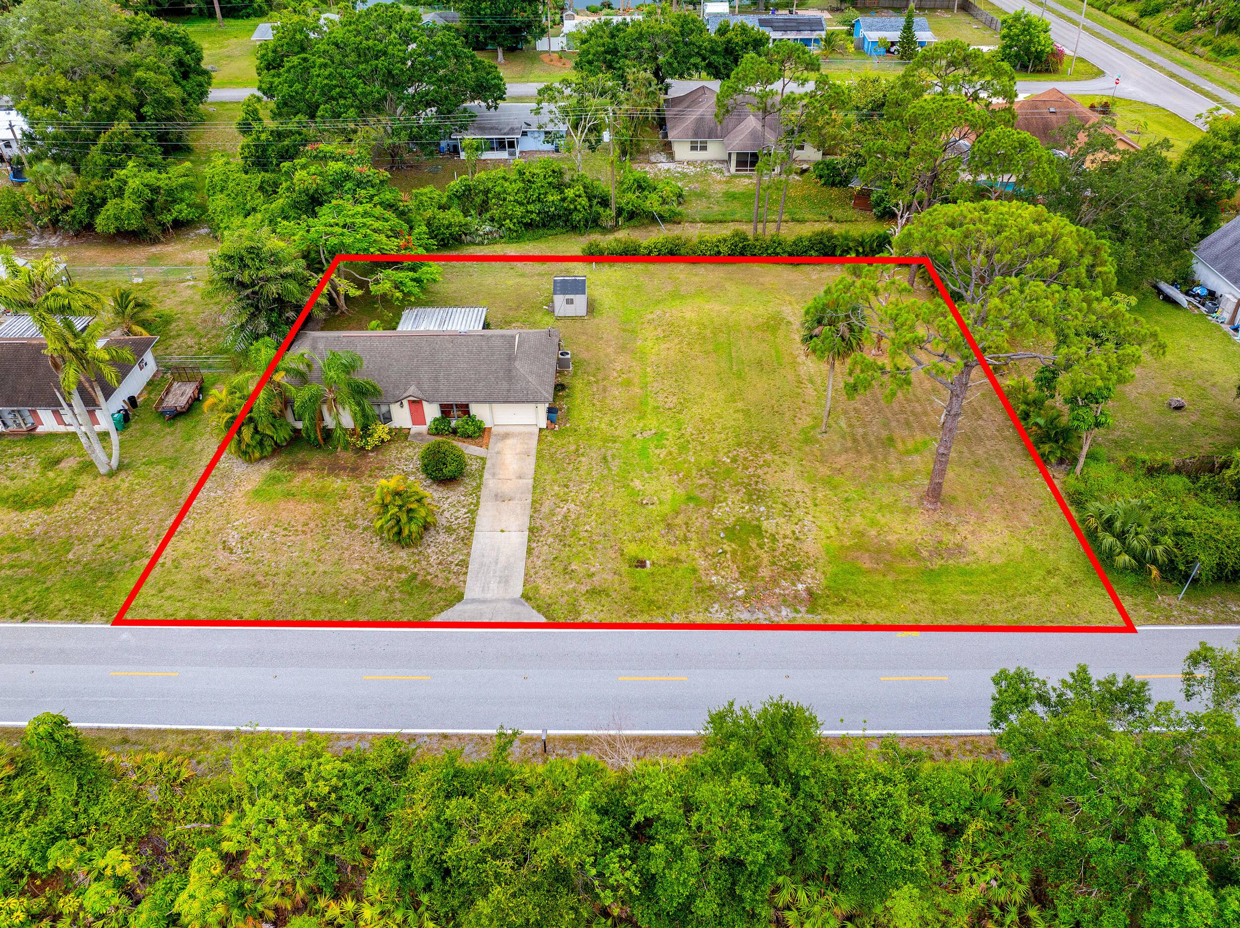 Set on a great. 54 acre lot, this home features tile flooring throughout and vaulted ceilings for a spacious feel.