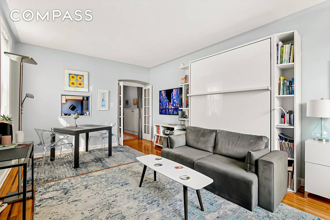 A Calm Retreat at the Center of It All Tucked away on a quiet, tree lined block just west of Eighth Avenue, Apartment 6K at 310 West 55th Street offers ...