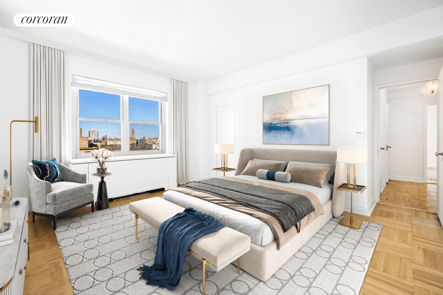 Gracious Park Avenue Home with Two Terraces amp ; Central Park Views !
