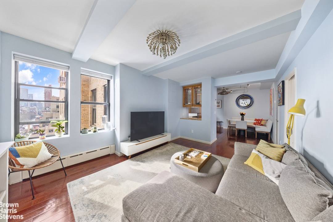 New to Market ! Elegantand sun drenched, this 2 bedroom, 2 bathroom condominium is perfectly situated on one of the most desirable blocks of the Upper West Side.