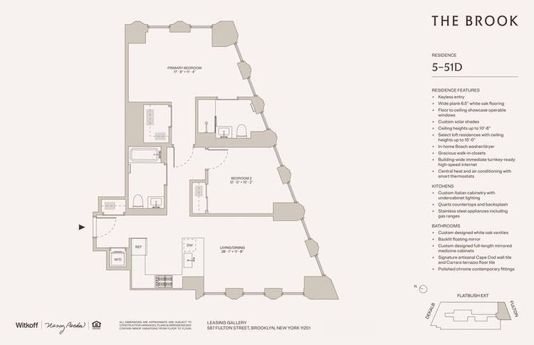 Reach out today to schedule a tourImmediate Occupancy AvailableBe one of the first to preview The Brook, Downtown Brooklyn's newest architectural masterpiece.