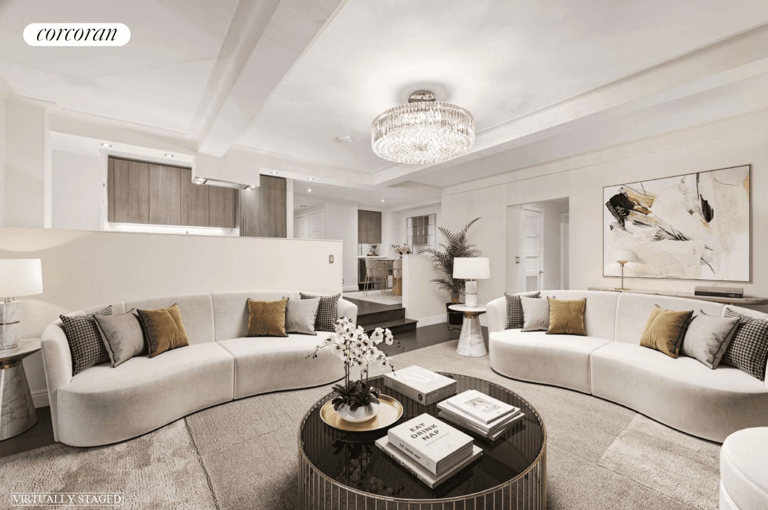 Welcome to 10 Park Avenue 3AB a meticulously renovated, two bedroom, two bathroom residence that seamlessly blends pre war elegance with contemporary luxury in the heart of Murray Hill.