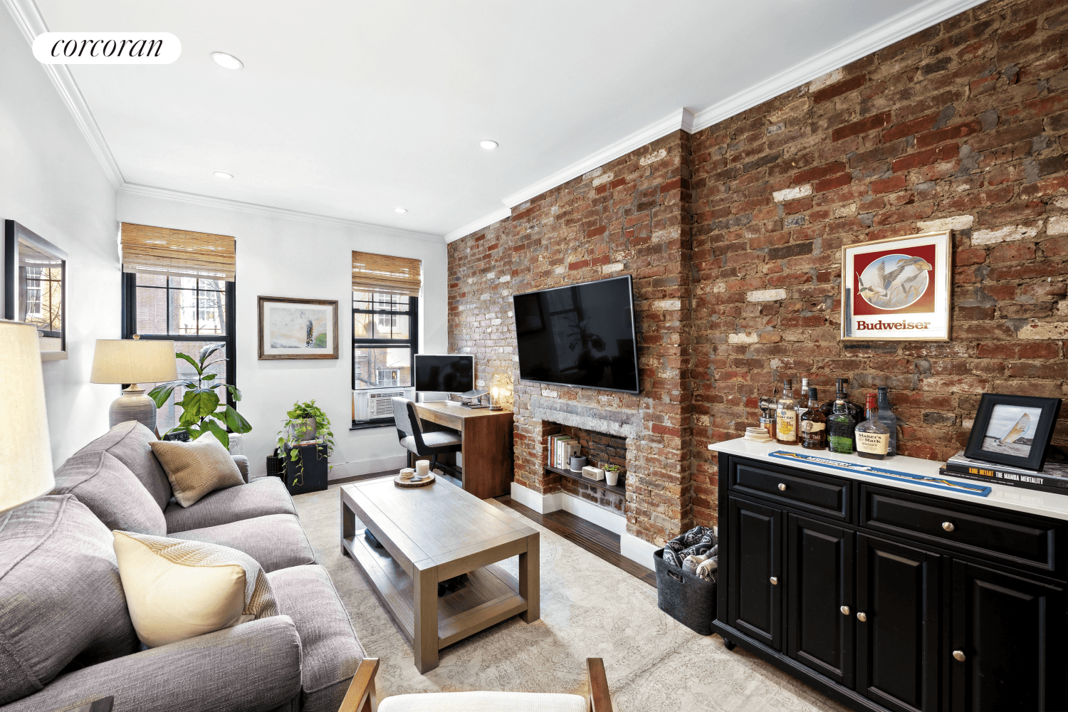 Enjoy the charm and history of living in a pre war one bedroom on a tree lined block in the West Village.