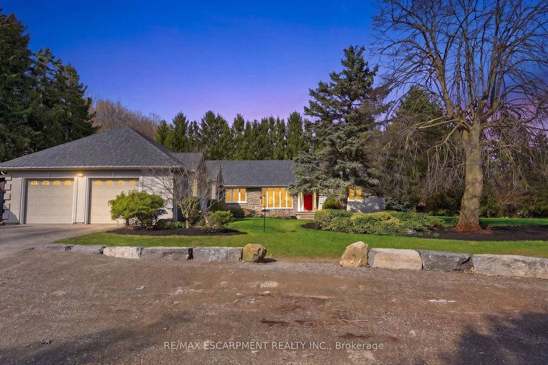 Set on a private one acre lot just six minutes from the heart of Waterdown, this 2500 square foot custom built bungalow offers an ideal combination of space, comfort and ...