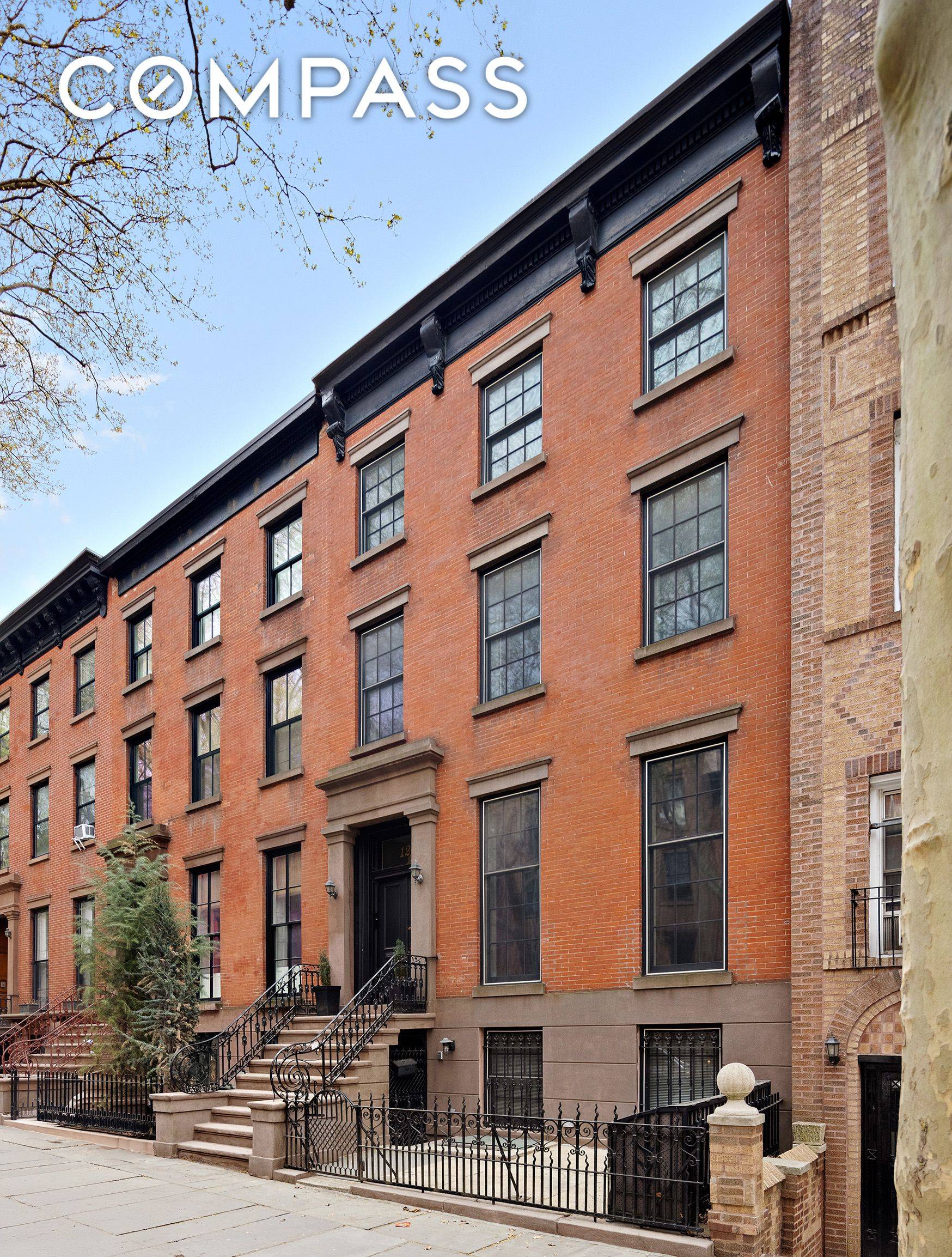 A contemporary behemoth hidden behind a stately, 19th century Greek Revival facade, 126 Pacific Street presents the pinnacle of Brooklyn townhouse living.