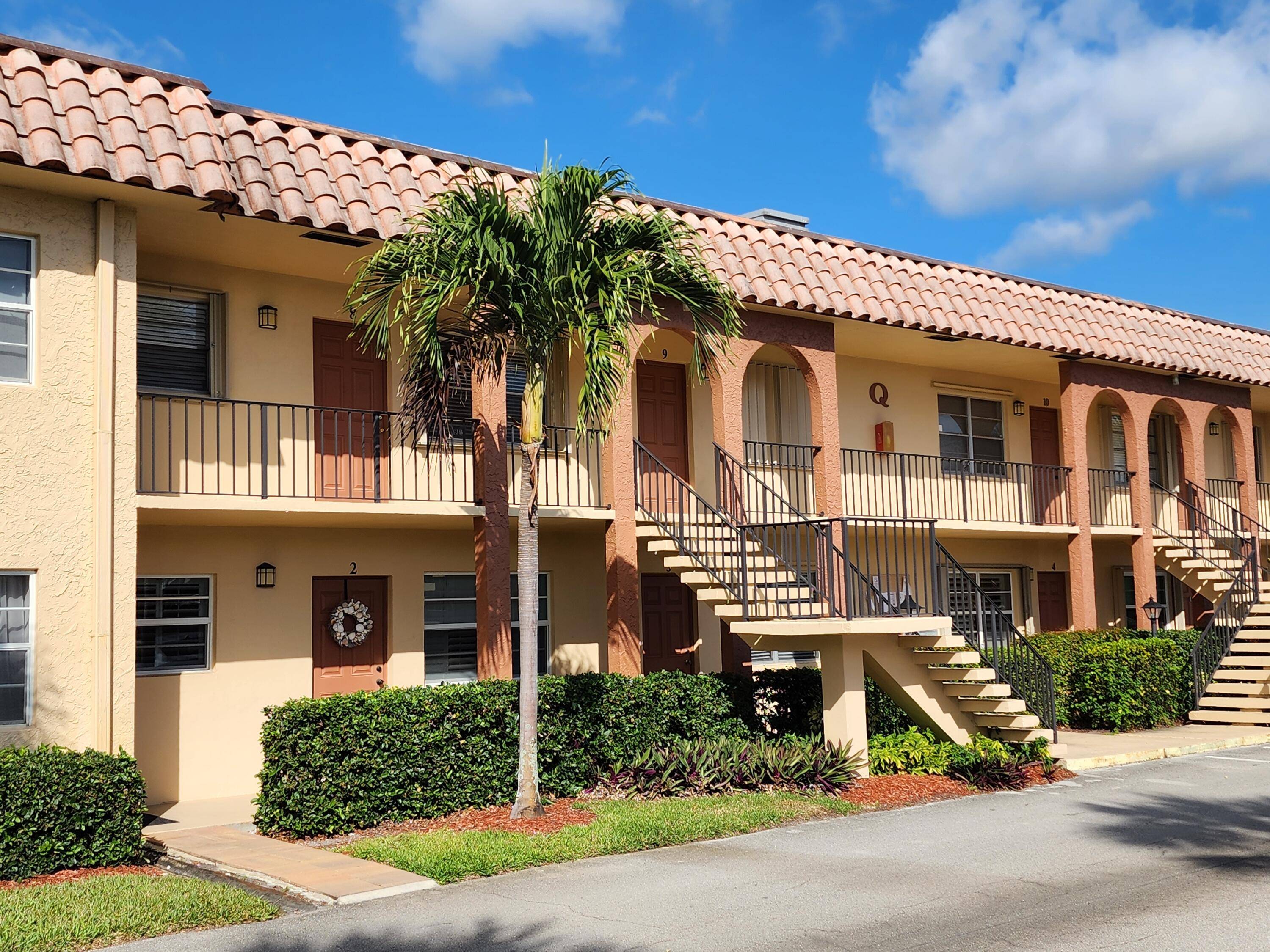 2 BR 1. 5 BA second floor condo in the waterfront adult 55 community of De La Bahia in Stuart Florida.