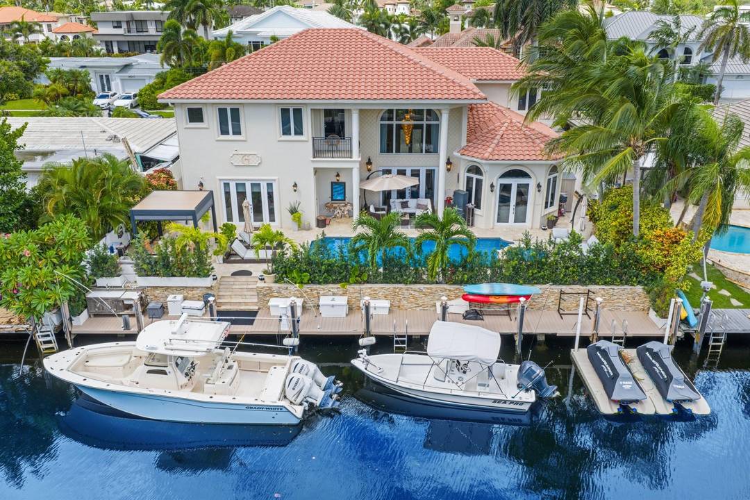 An Exquisite Custom Intracoastal Estate in Lighthouse Point.