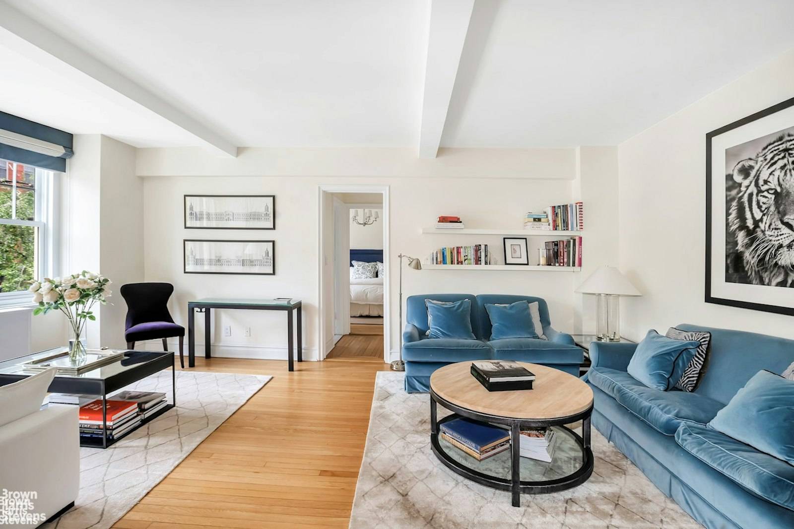 A spacious two bedroom, two bathroom captivating condominium apartment is now available in one of the most desirable pre war buildings in the West Village.