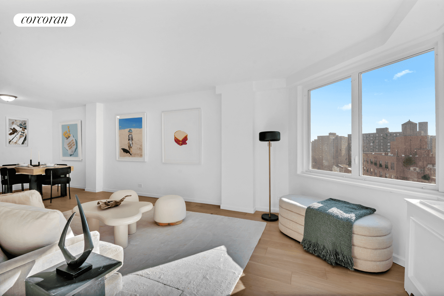 Discover this spacious and sun drenched apartment at 301 East 22nd Street, originally a junior 4 one bedroom layout, thoughtfully reconfigured into a two bedroom, one bathroom home.