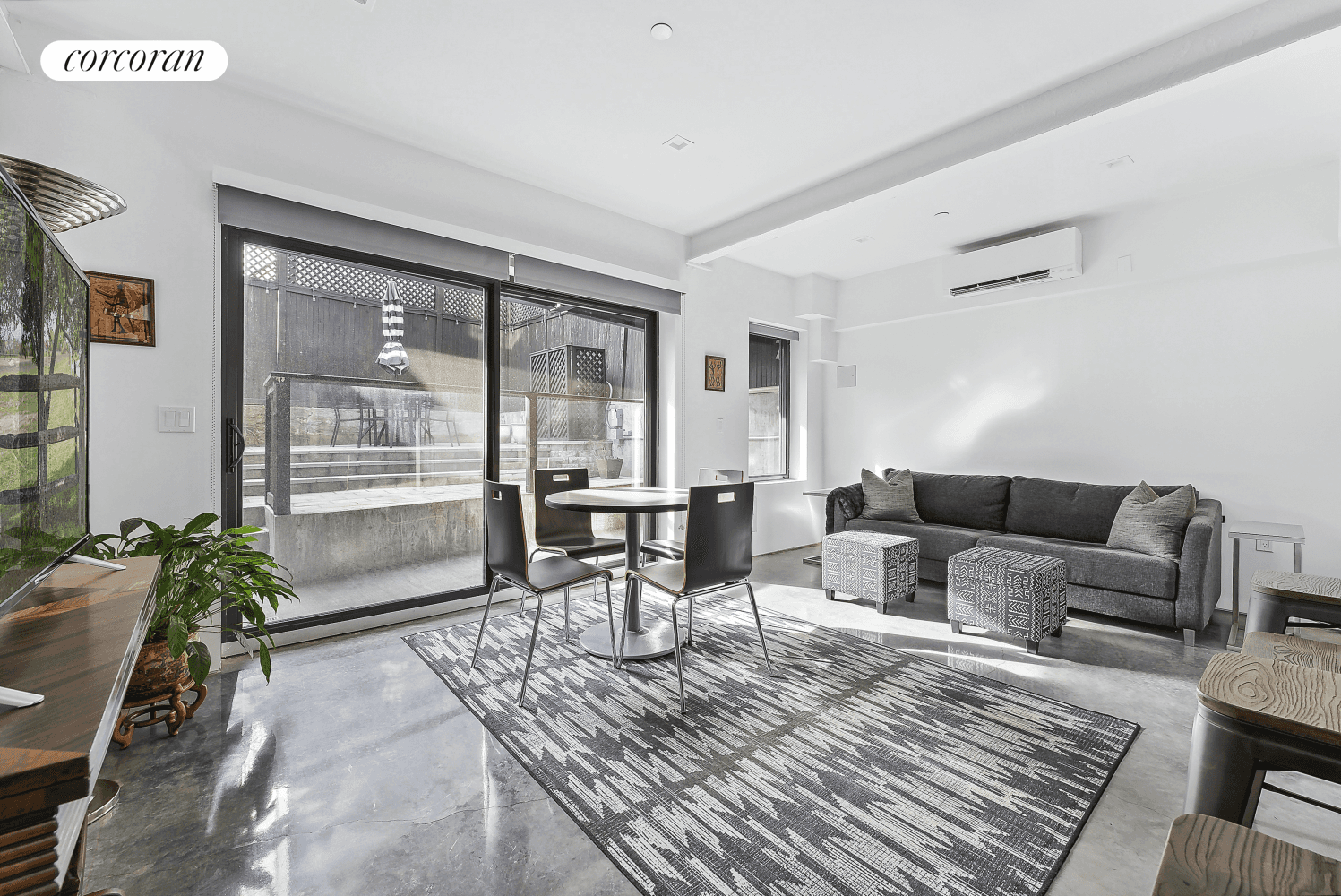 This thoughtfully designed, quiet garden apartment, nestled on a tree lined block at the cusp of Williamsburg and Greenpoint, encompasses a sun filled living dining area, one spacious bedroom with ...