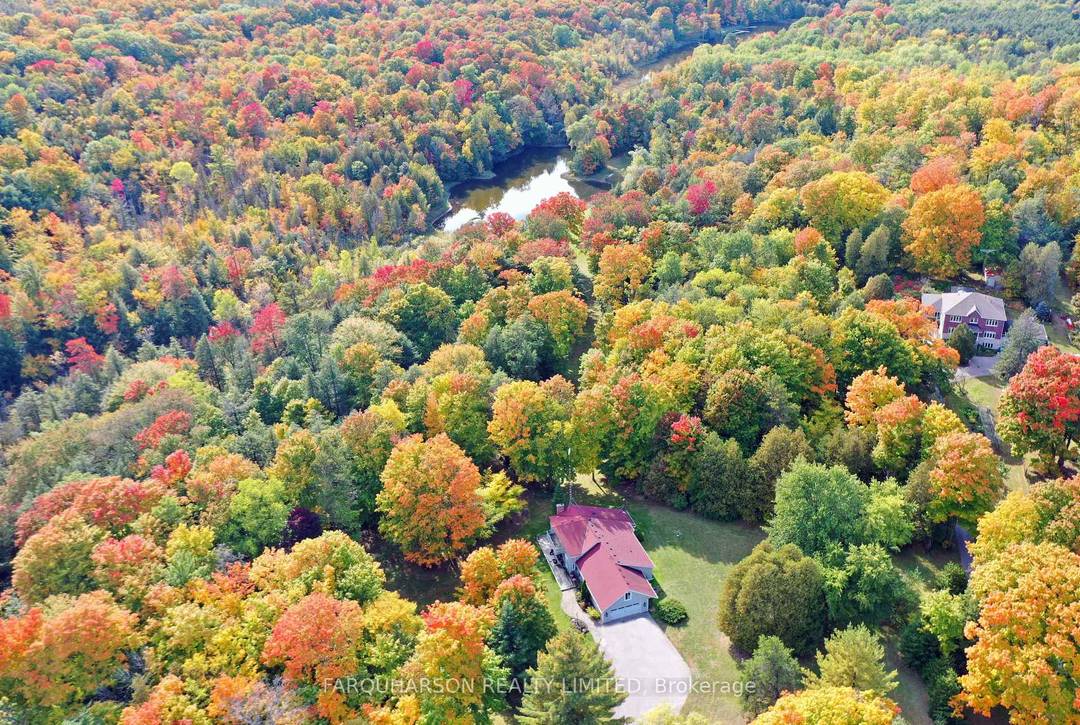 Welcome to 15660 Kennedy Rd a breathtaking private 24 acre sanctuary of privacy and natural beauty.