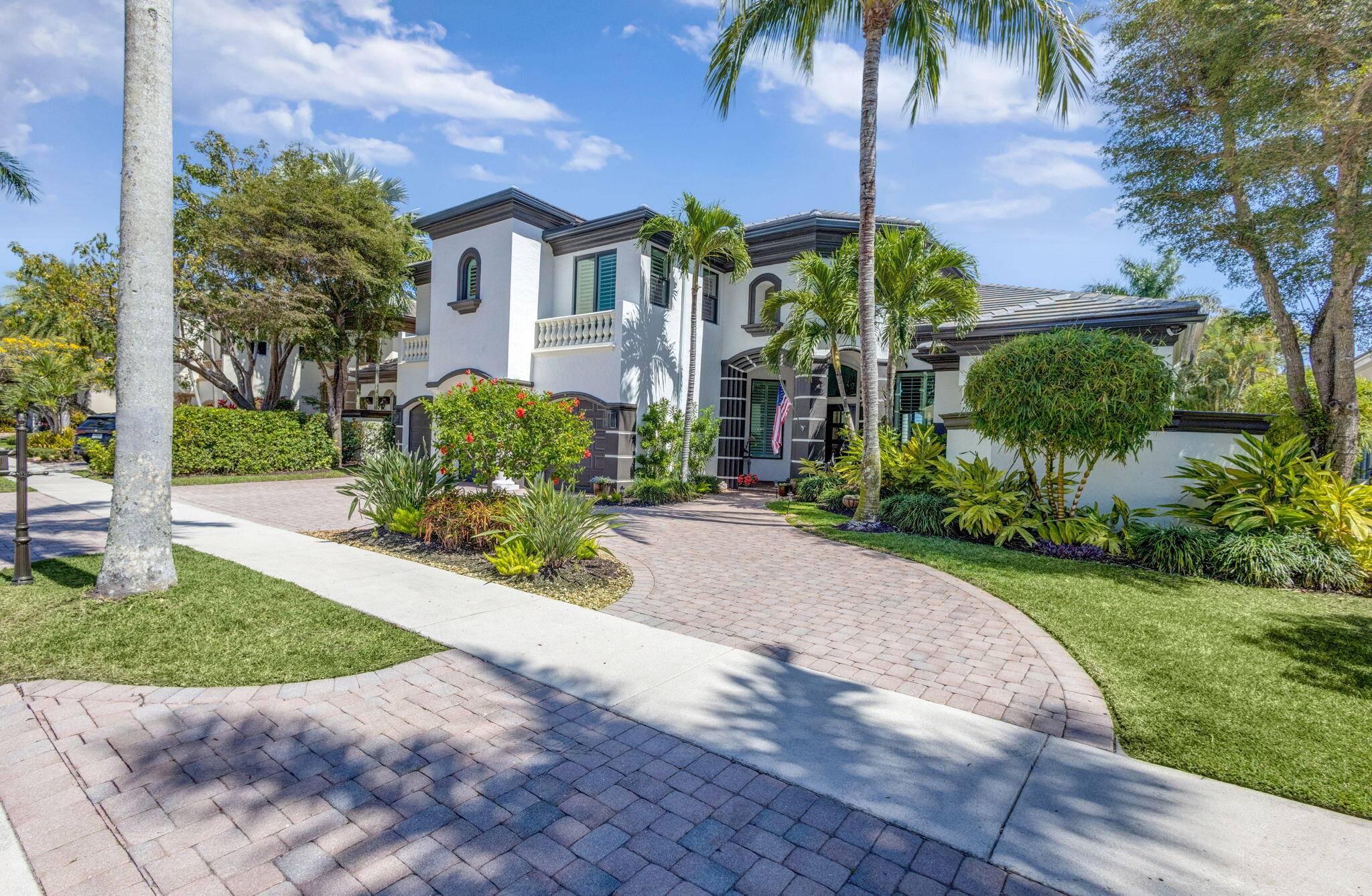 Full Golf Membership. This one of kind residence in Mirasol Country Club is walking distance to the club, with an expansive backyard and stunning views ensuring unparalleled privacy.