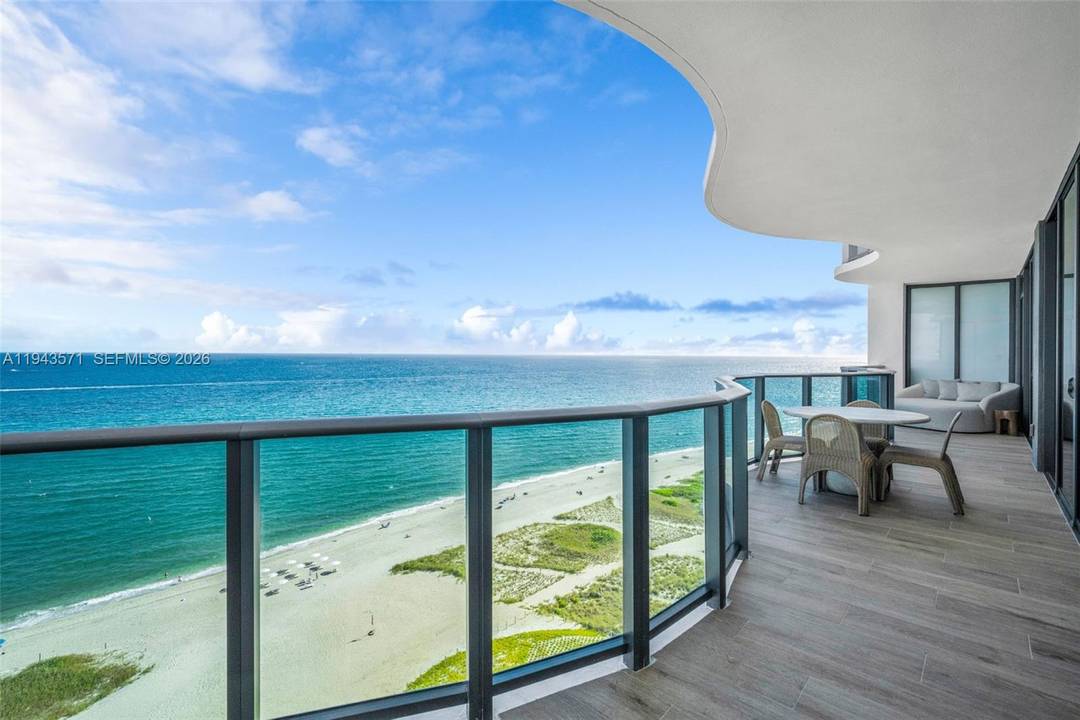 Direct oceanfront two bedroom two and a half bath plus den residence just completed and absolutely stunning, with breathtaking ocean views from every room.