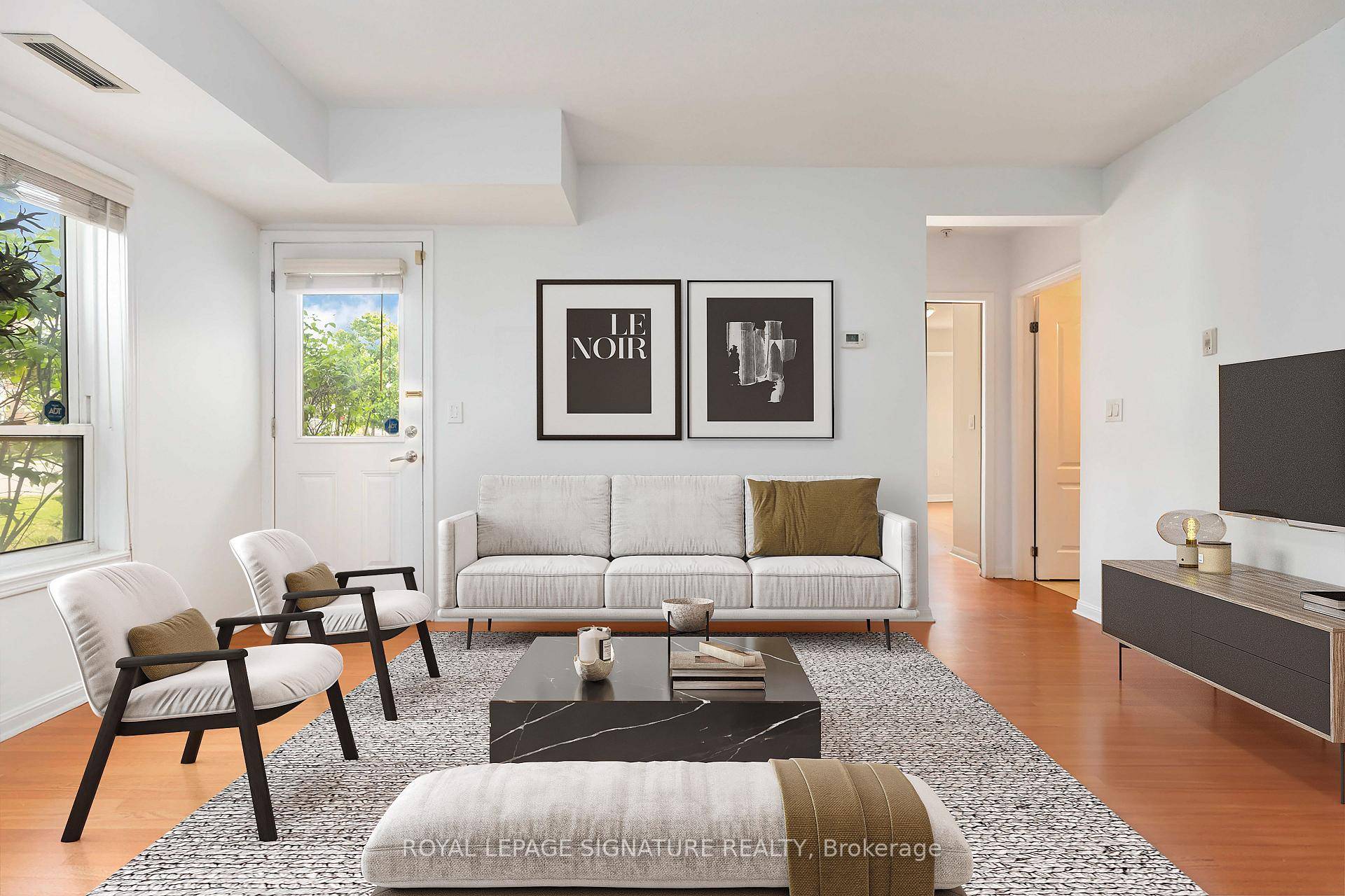 Step into this sun soaked, Mattamy built corner suite and feel the freedom of street level living, no elevators, no fuss, just you and your spacious wrap around balcony, perfect ...