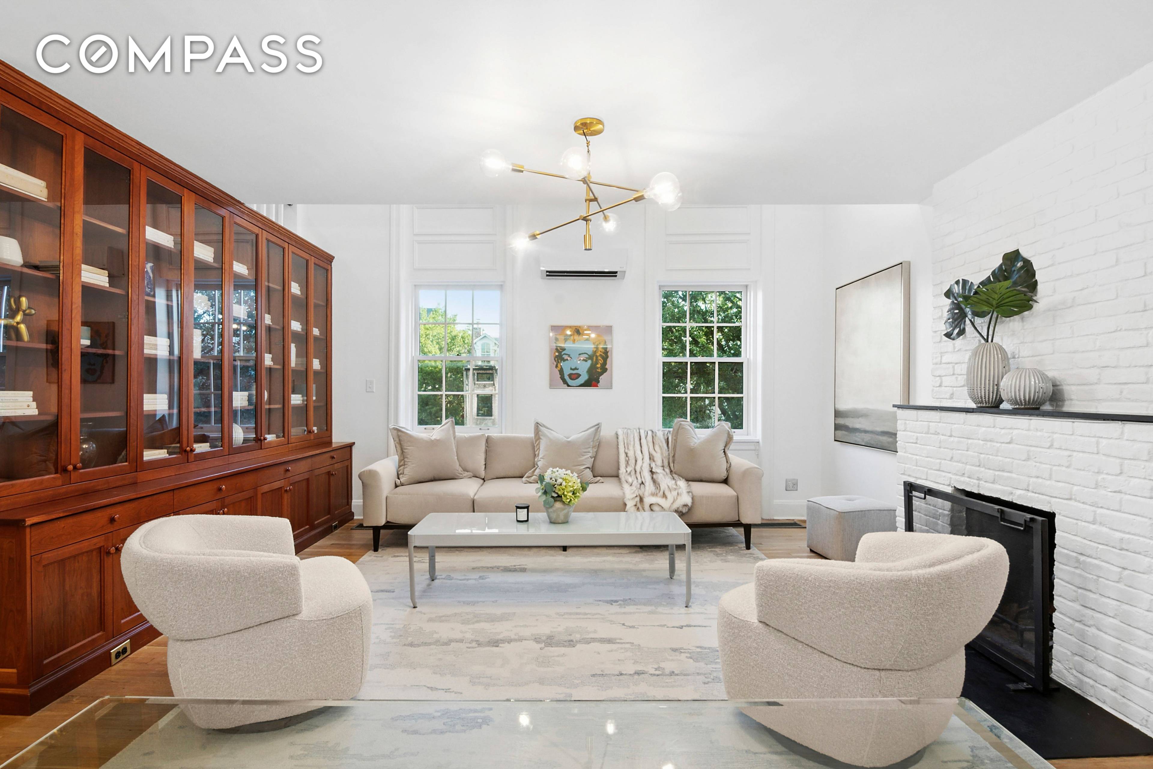Welcome to this exceptional three bedroom duplex in a 25 foot wide Cobble Hill townhouse on a charming tree lined street.