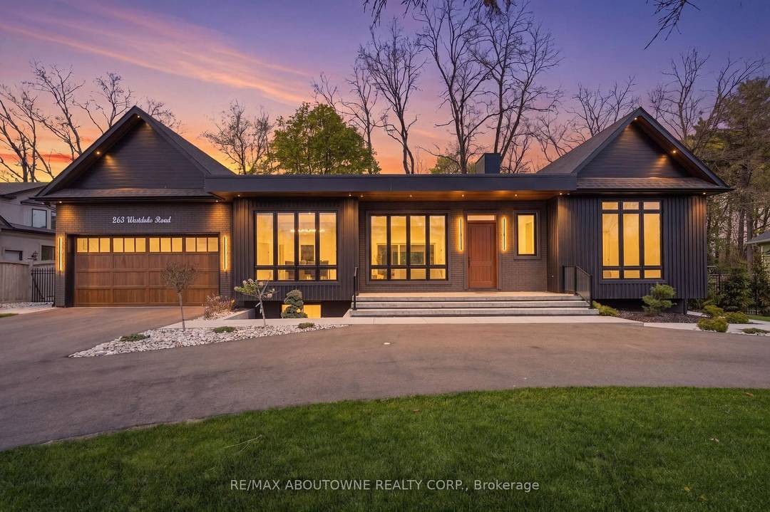 Exceptional newly built bungalow completed in 2025, located on one of South West Oakville's most coveted streets, steps from the lake on prestigious Westdale Road.