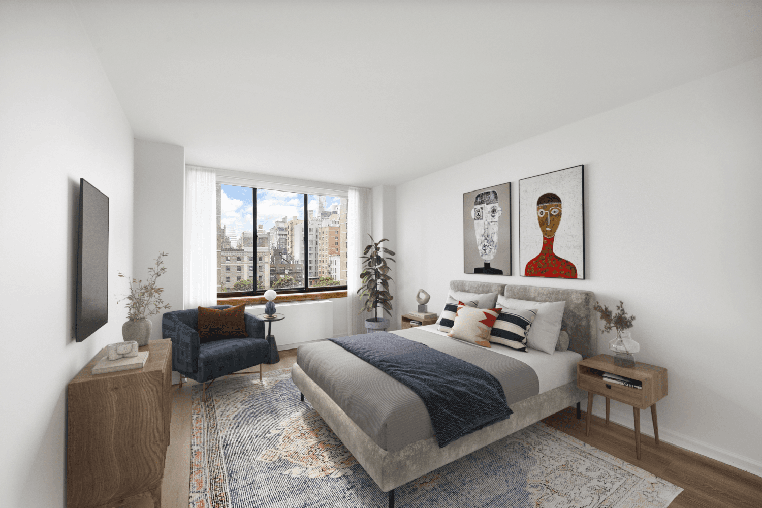 Elegant amp ; Sun Filled One Bedroom with Balcony in the Heart of Kips Bay Welcome to this stunning south facing one bedroom sanctuary at 157 E 32nd St, 8A, ...