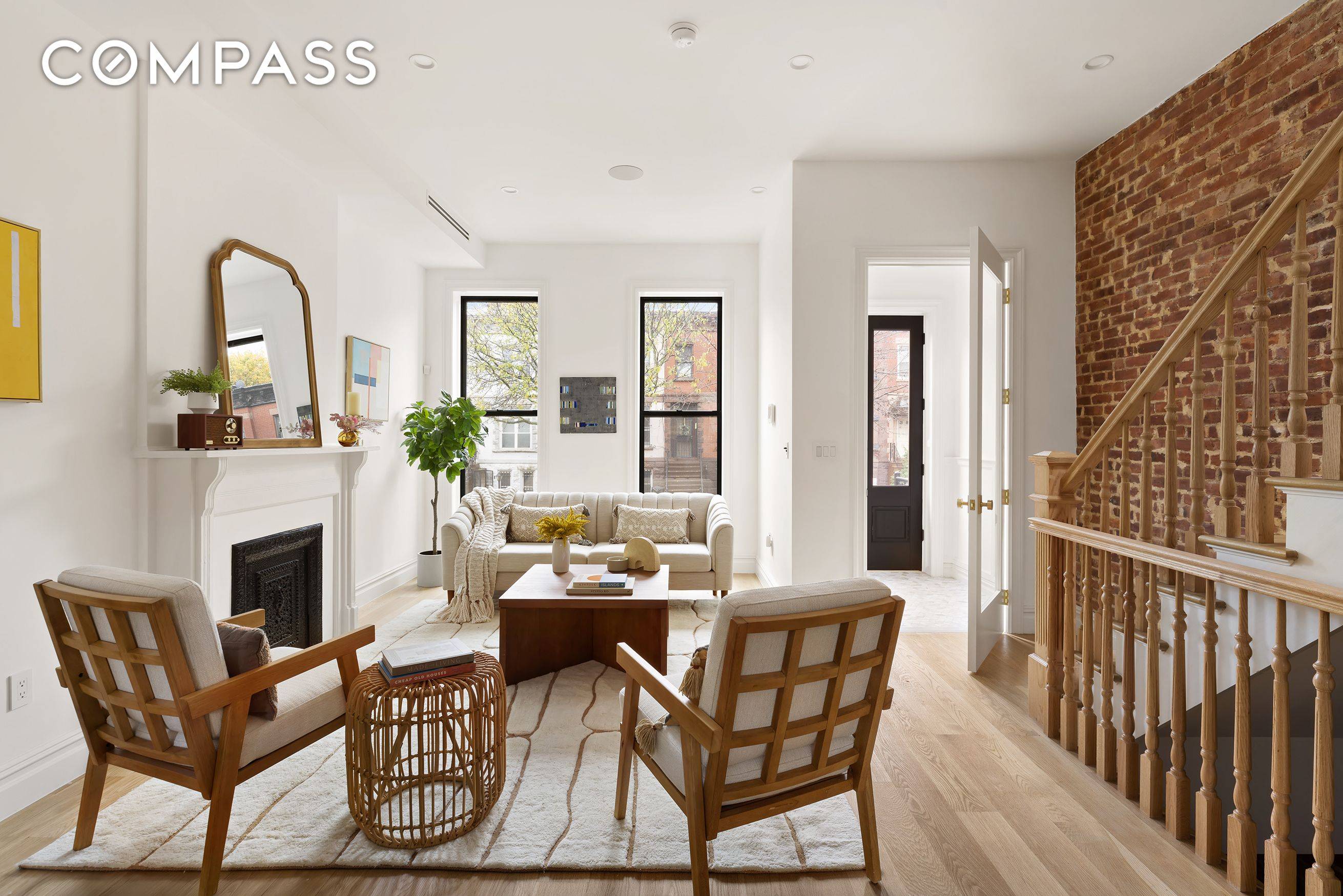Built in 1899, 601 Halsey Street masterfully combines historic charm with modern luxury through meticulous renovations.