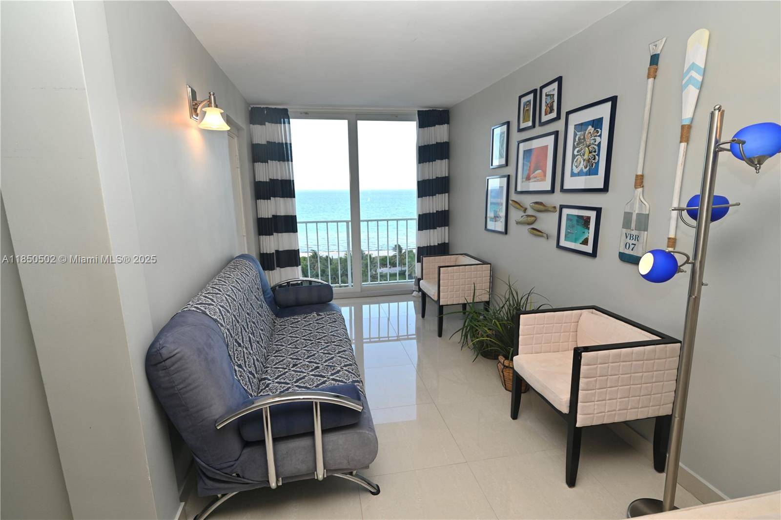 Live steps from the ocean in this bright and spacious 2 bedroom, 2 bath condo at Ocean Park Condominium in Miami Beach.
