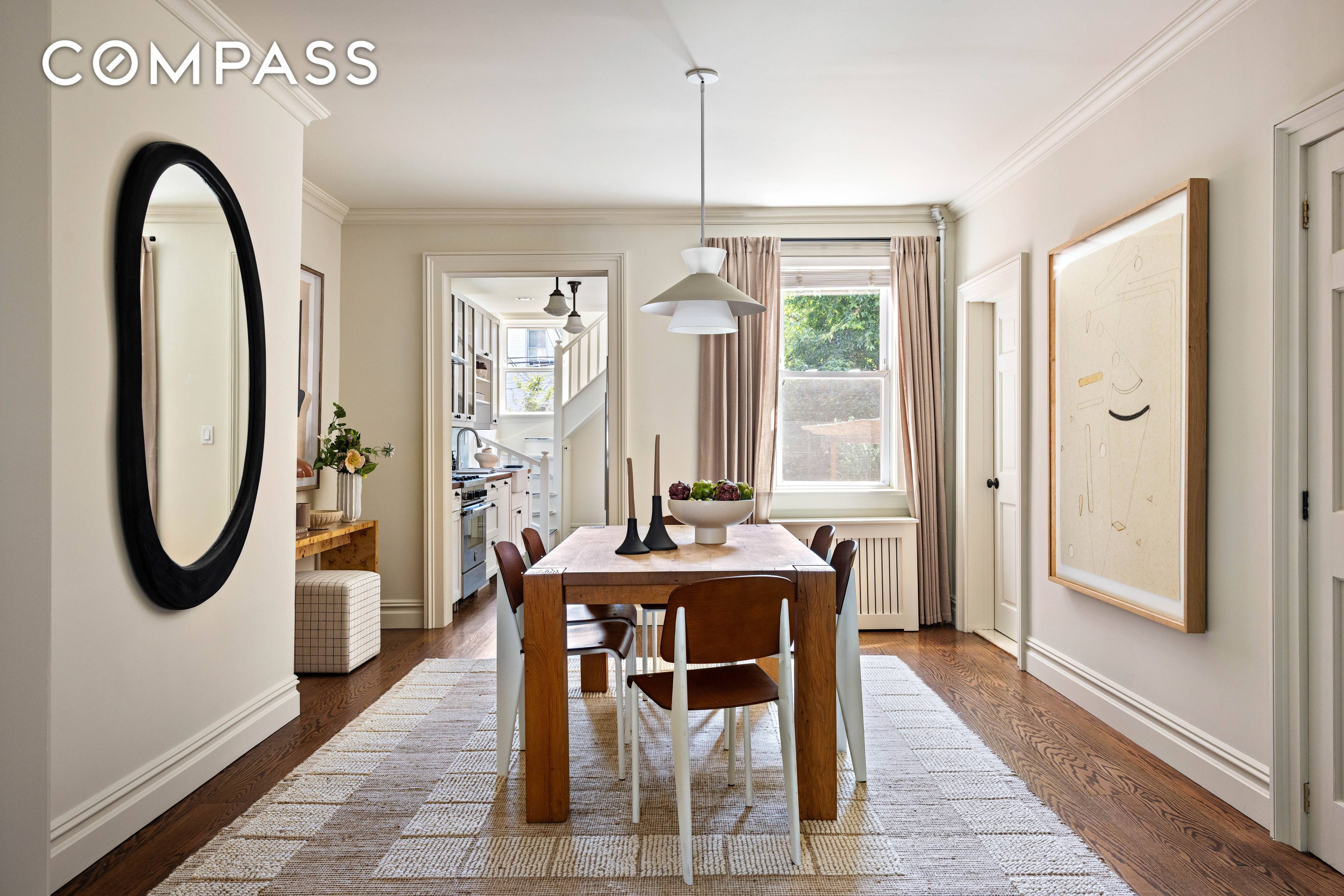 Nestled on one of the best blocks in Greenpoint s Historic District, just off Franklin St, this classic 3 story, wood frame, 2 family home blends timeless charm with modern ...